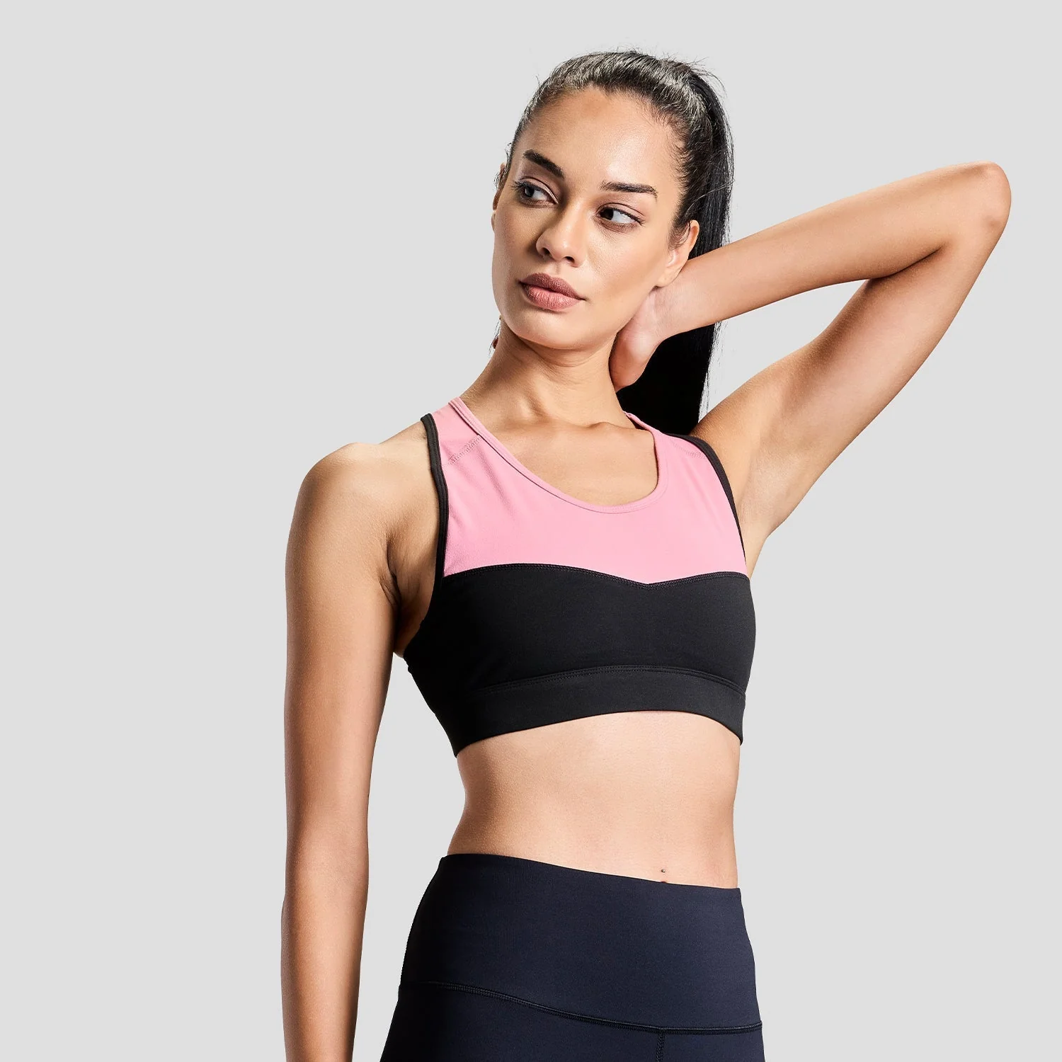 Flexform Sports Bra - Pink/Black - Image 7