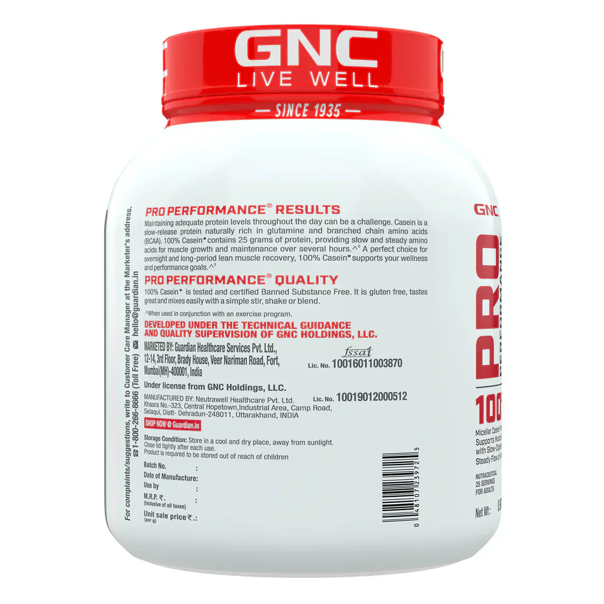 GNC Pro Performance 100% Micellar Casein | Overnight Muscle Recovery | Helps Stay Full | Prevents Long-Term Fatigue | Fuels Muscle Gains | 25g Protein | 15g EAA | 7g BCAA | Chocolate Supreme | 2 lbs - Image 3