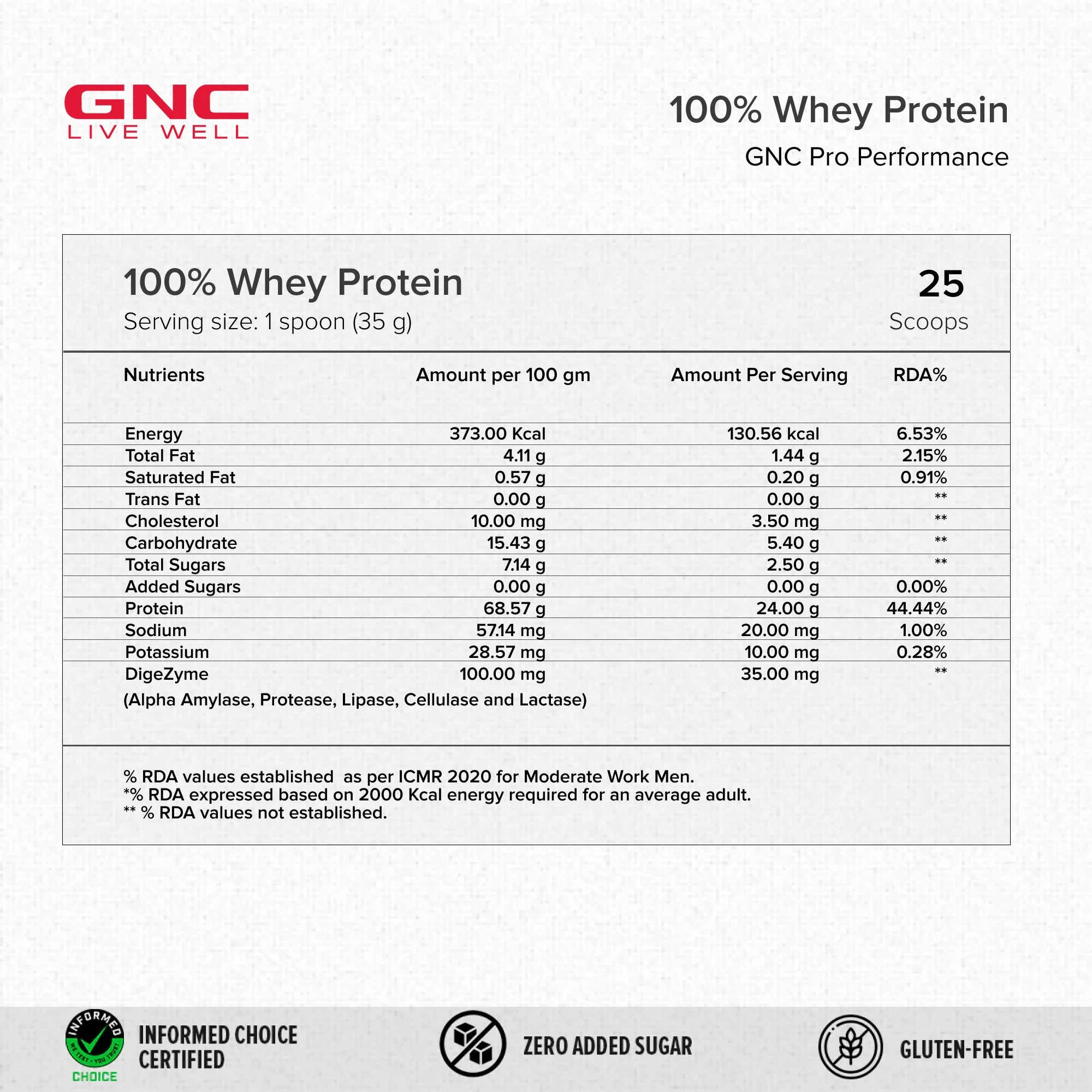 GNC Pro Performance 100% Whey Protein Powder | Boosts Strength & Endurance | Builds Lean Muscles | Fastens Muscle Recovery | Formulated In USA | 24g Protein | 5.5g BCAA | Cafe Mocha | 2 lbs - Image 4