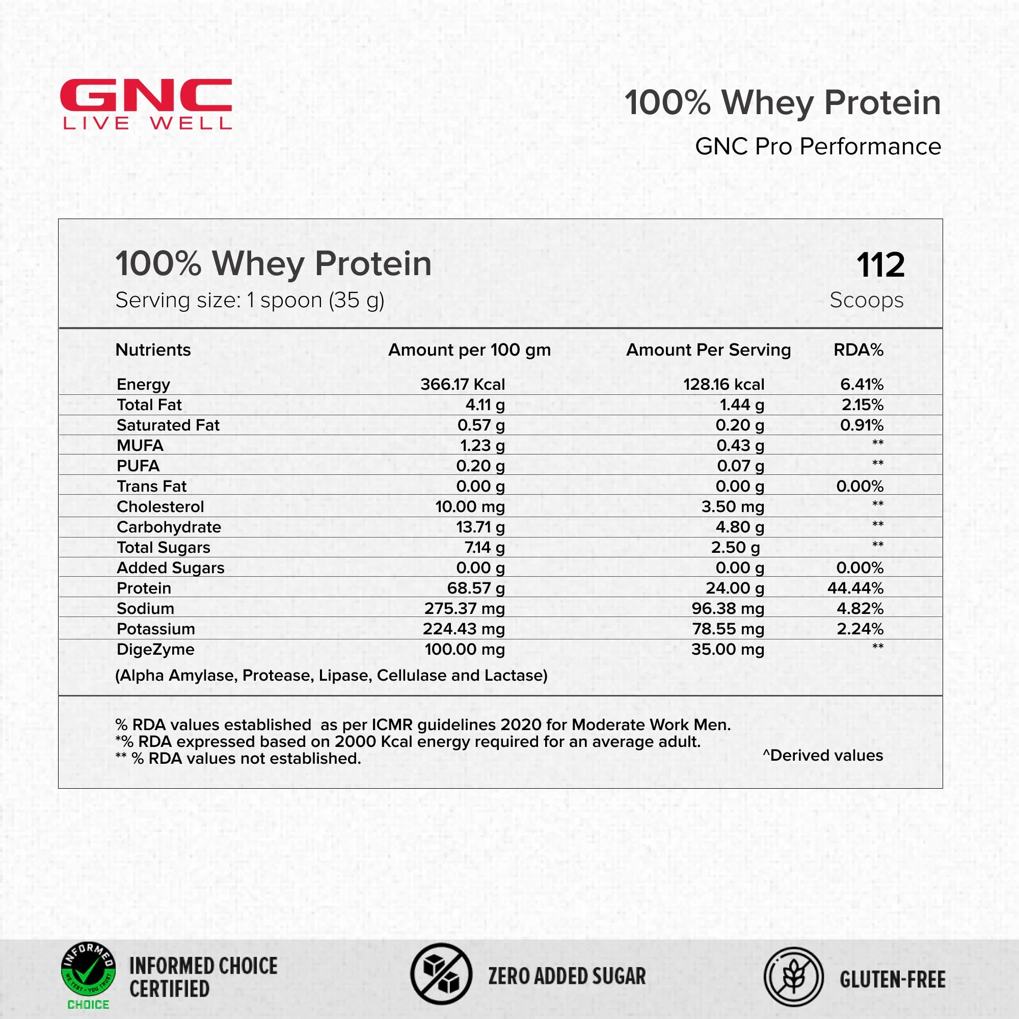GNC Pro Performance 100% Whey Protein Powder | Boosts Strength & Endurance | Builds Lean Muscles | Fastens Muscle Recovery | Formulated In USA | 24g Protein | 5.5g BCAA | Chocolate Supreme | 4 Kg - Image 5