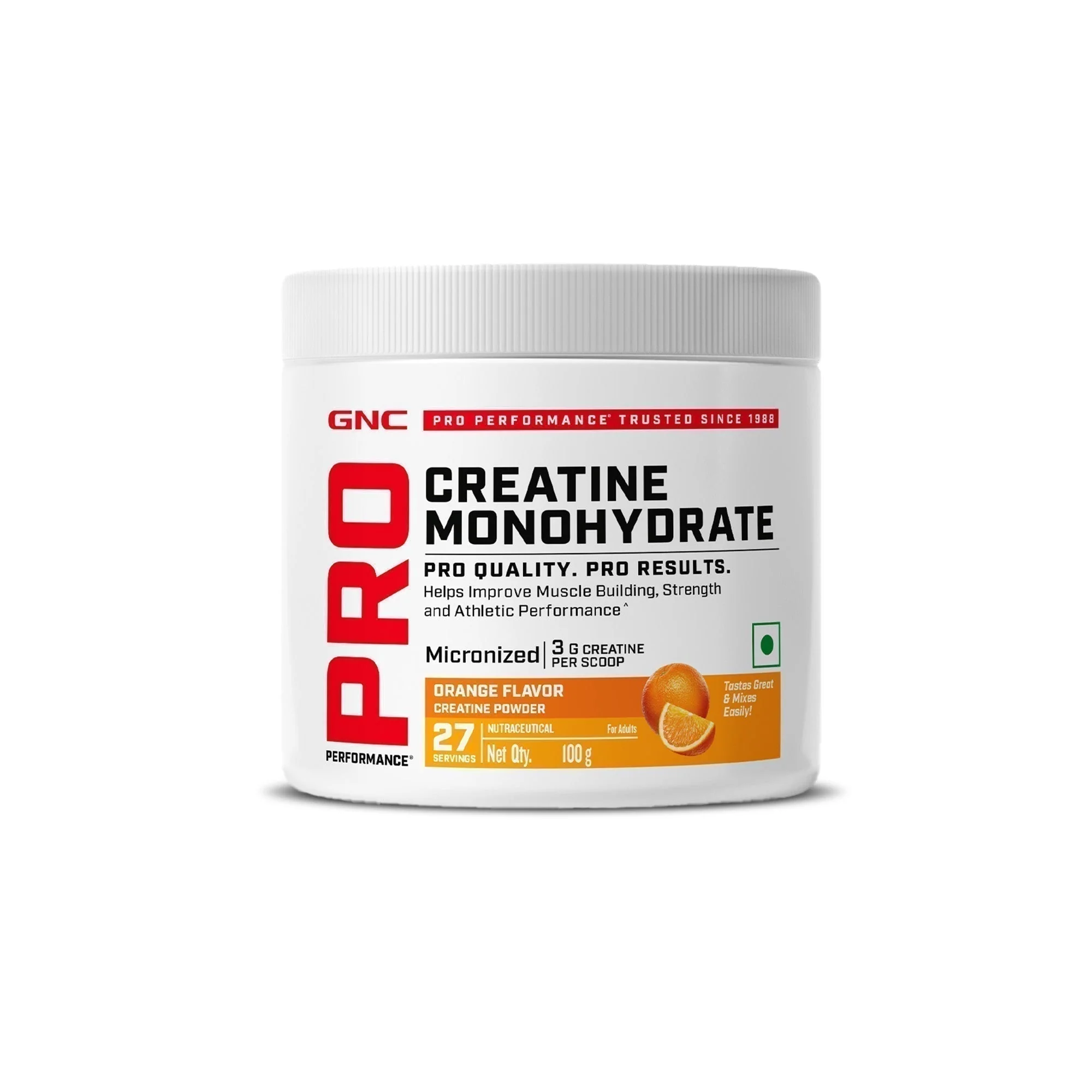 GNC Pro Performance Creatine Monohydrate | 100 gm | Orange - Image 5