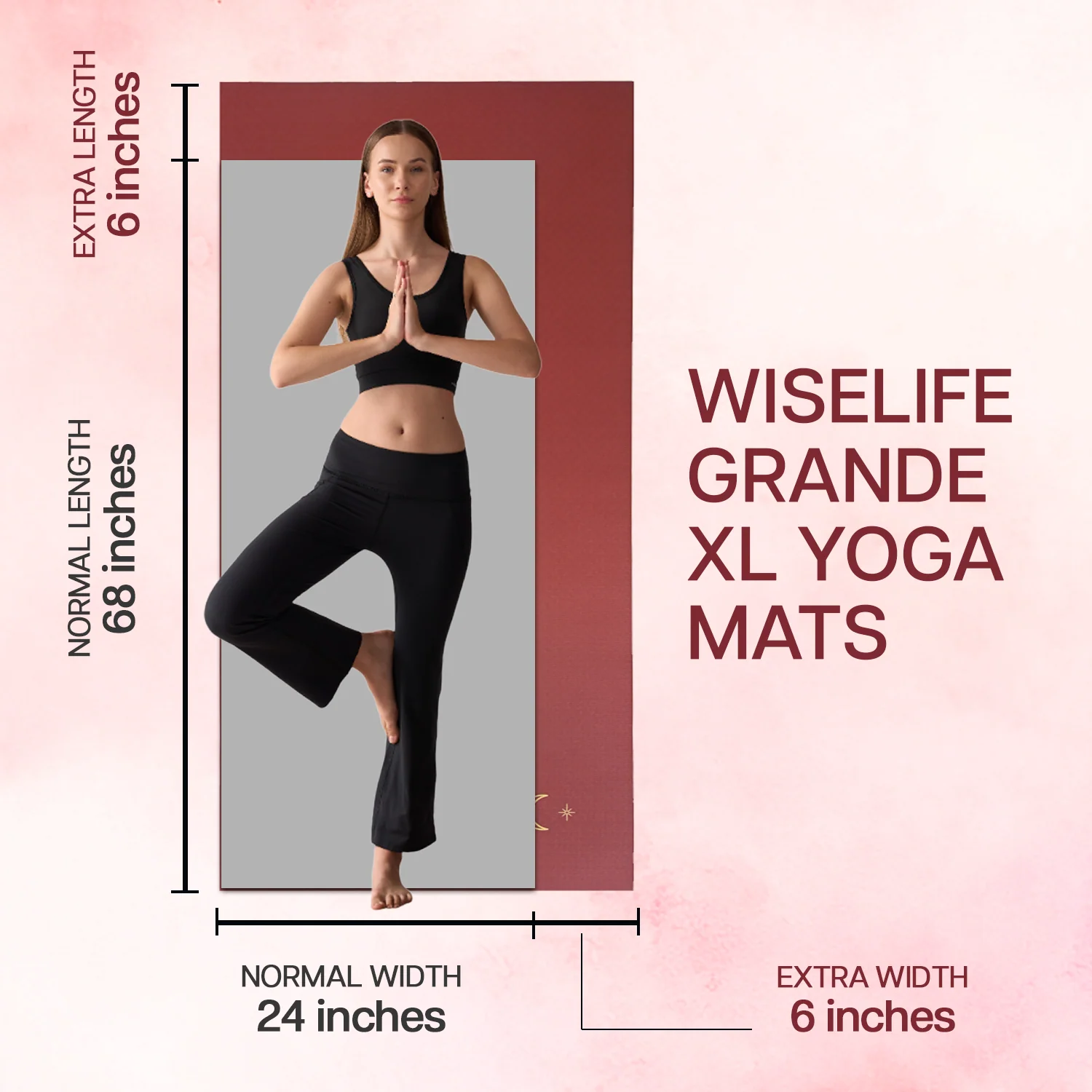 Grande XL TPE Yoga Mat - 6MM - Image 18