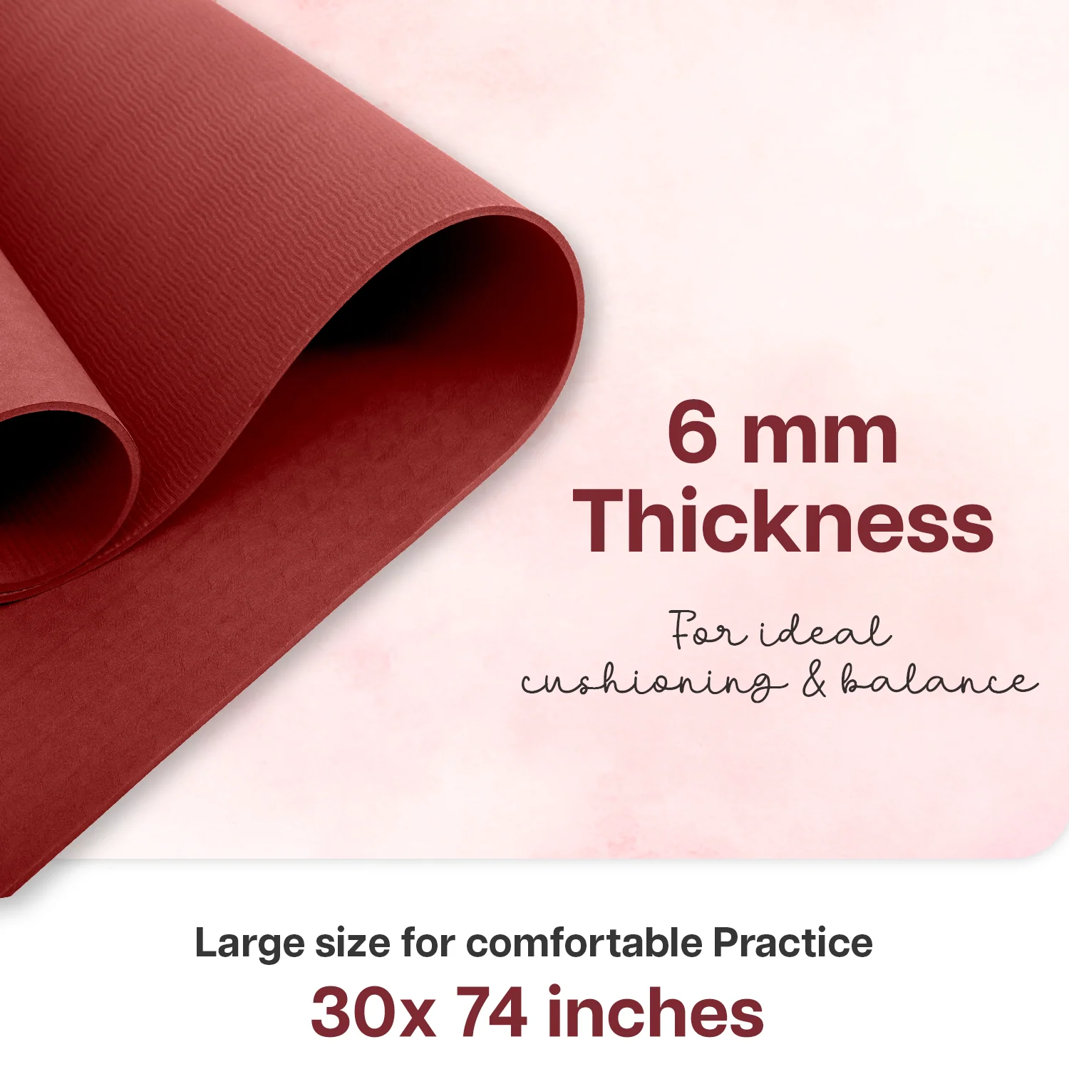 Grande XL TPE Yoga Mat - 6MM - Image 22