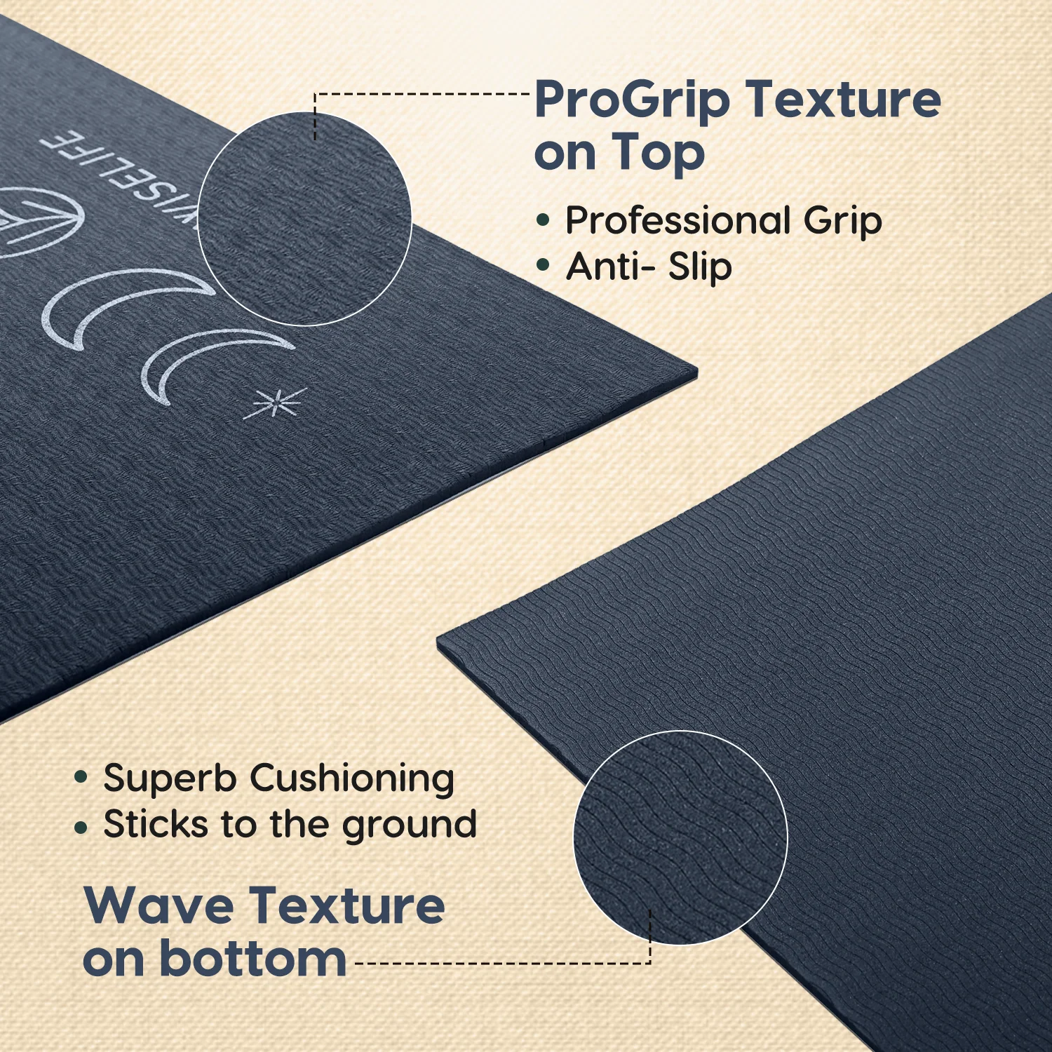 Grande XL TPE Yoga Mat - 6MM - Image 24