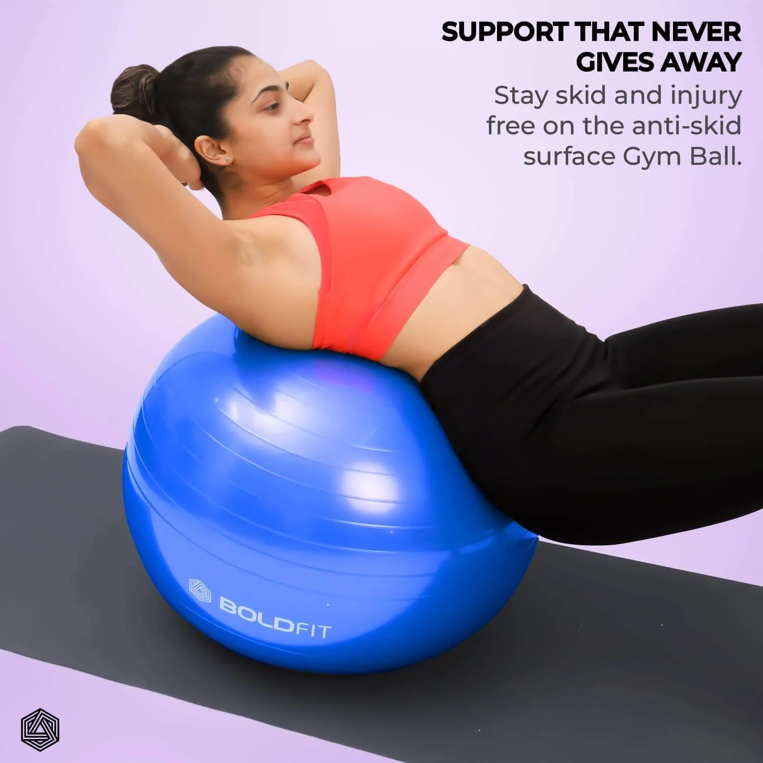 Gym Ball with Pump - 75 cm - Image 17