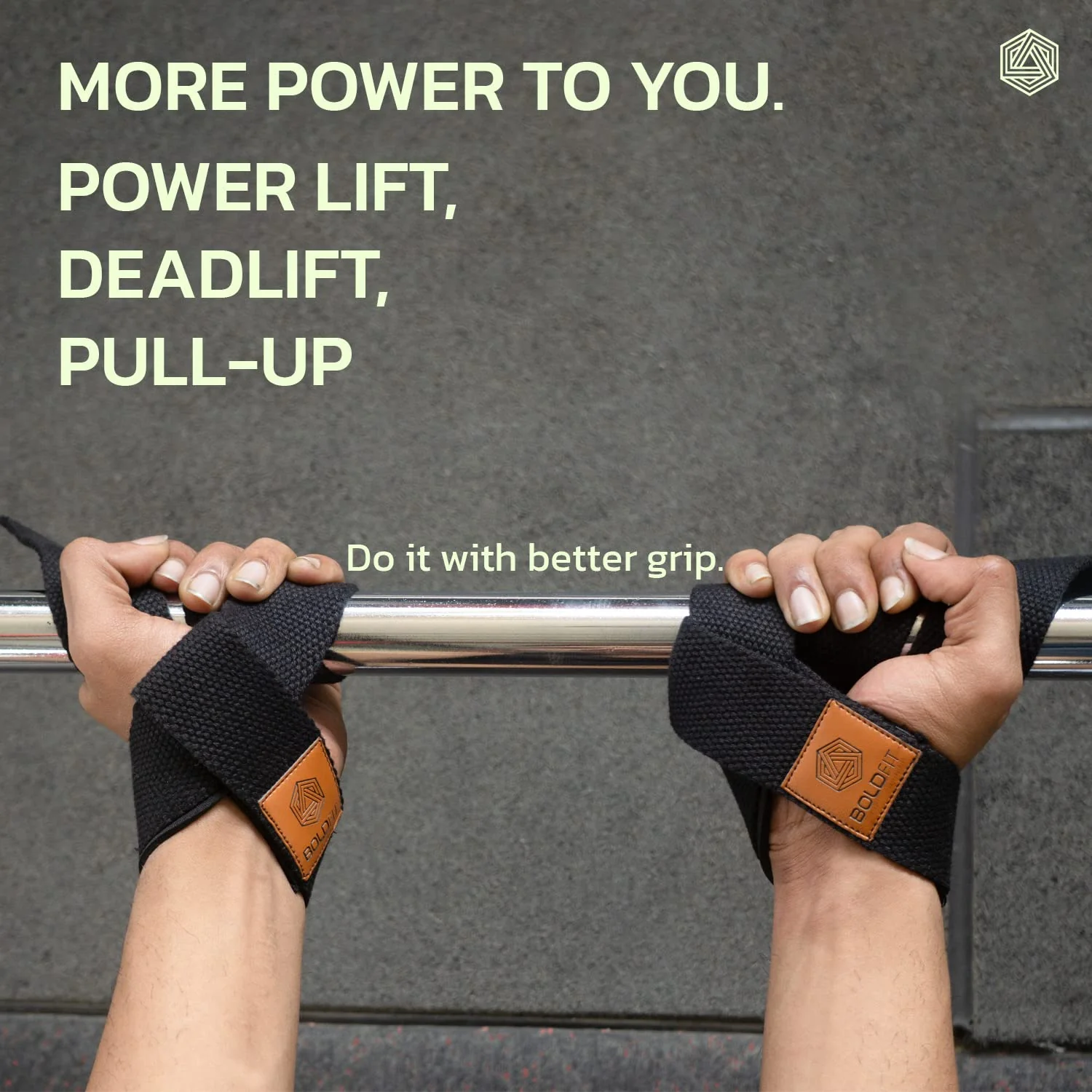 Gym Powerlifting Straps - Pair of 1 - Image 7