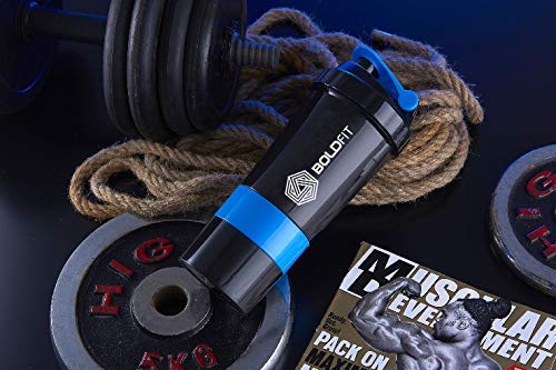 Gym Spider Shaker Bottle 500ml with Extra Compartment - Image 14