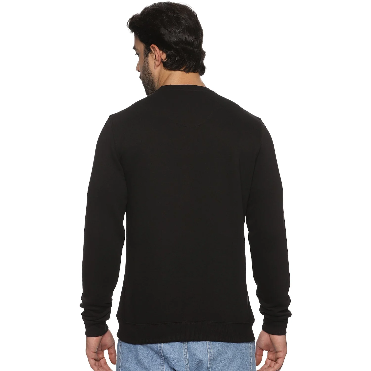 Half-zipper Sweatshirt for Men - Black - Image 16