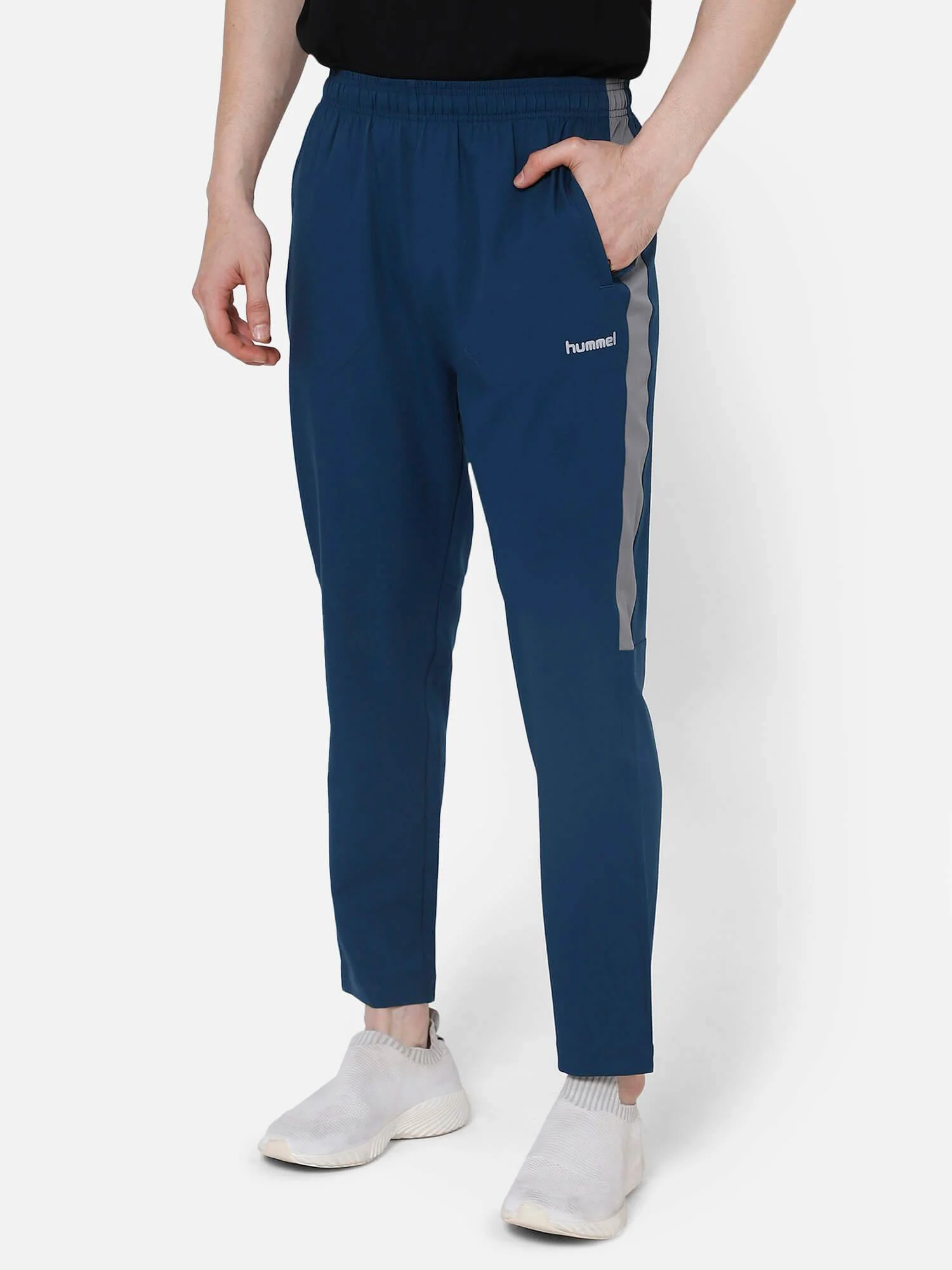 Harold Solid Regular fit Polyester Trackpants for Men with zipper pockets Comfortable Breathable Fabric Stretchable for Everyday Use Ideal for Yoga Training Gym Running or Performance - Image 3