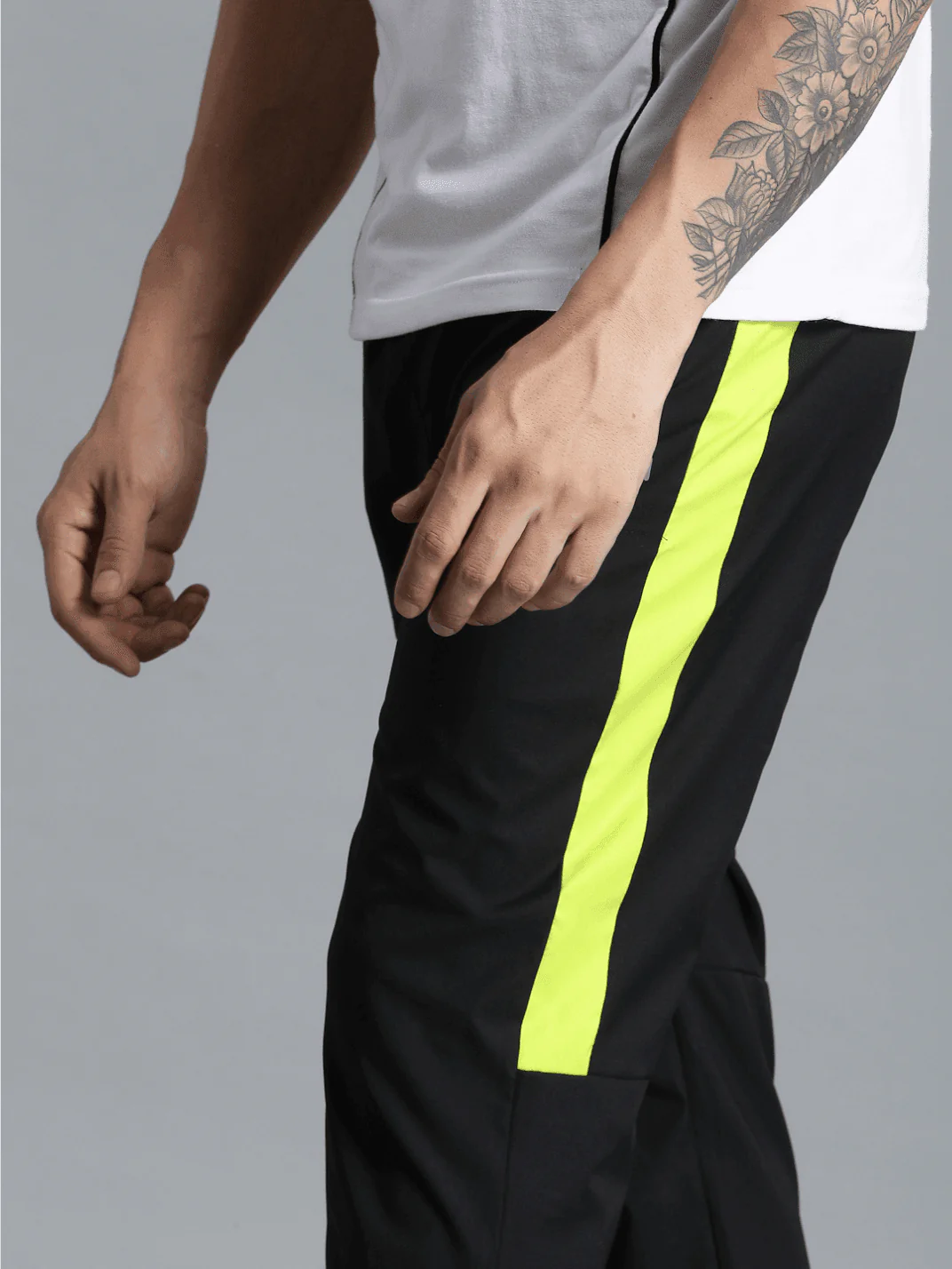 Harold Solid Regular fit Polyester Trackpants for Men with zipper pockets Comfortable Breathable Fabric Stretchable for Everyday Use Ideal for Yoga Training Gym Running or Performance - Image 3