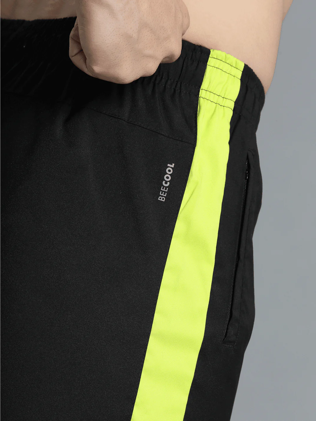 Harold Solid Regular fit Polyester Trackpants for Men with zipper pockets Comfortable Breathable Fabric Stretchable for Everyday Use Ideal for Yoga Training Gym Running or Performance - Image 5