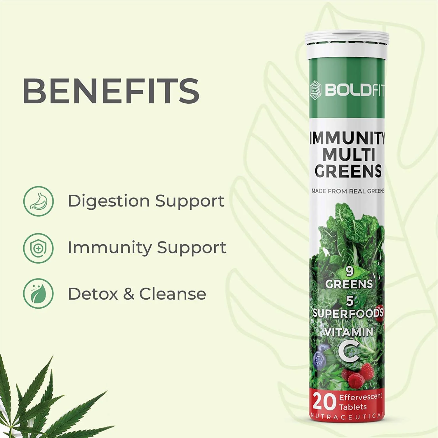 Immunity Multi Greens Effervescent Tablets - Image 4