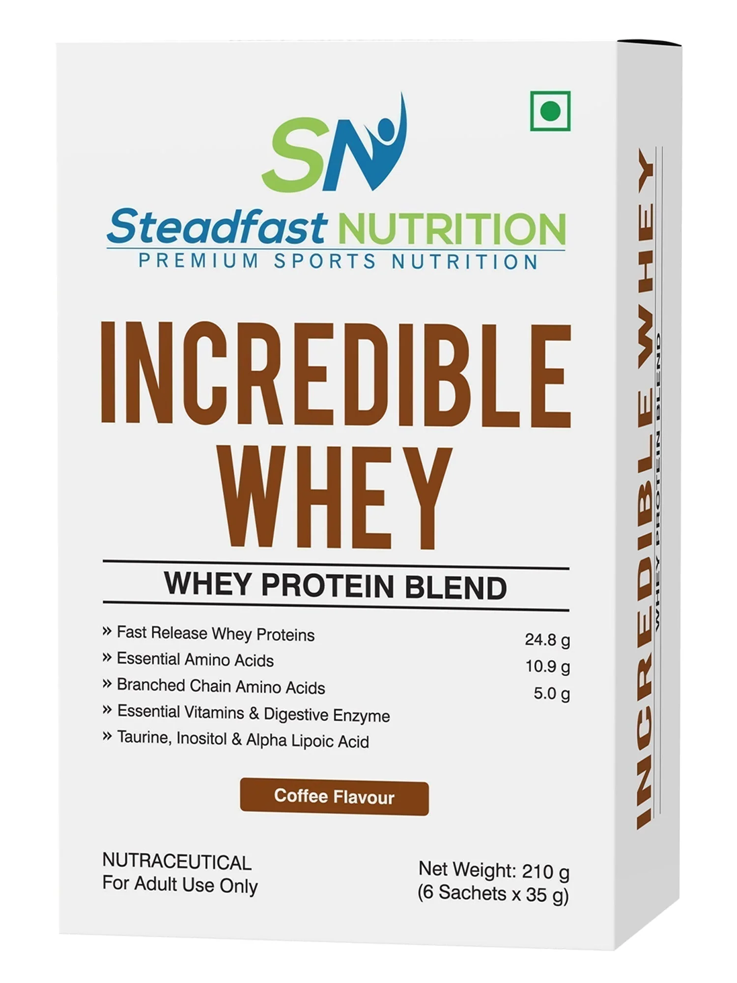 Incredible Whey Protein Blend For An Incredible You Coffee 60 Sachets 2100g - Image 5