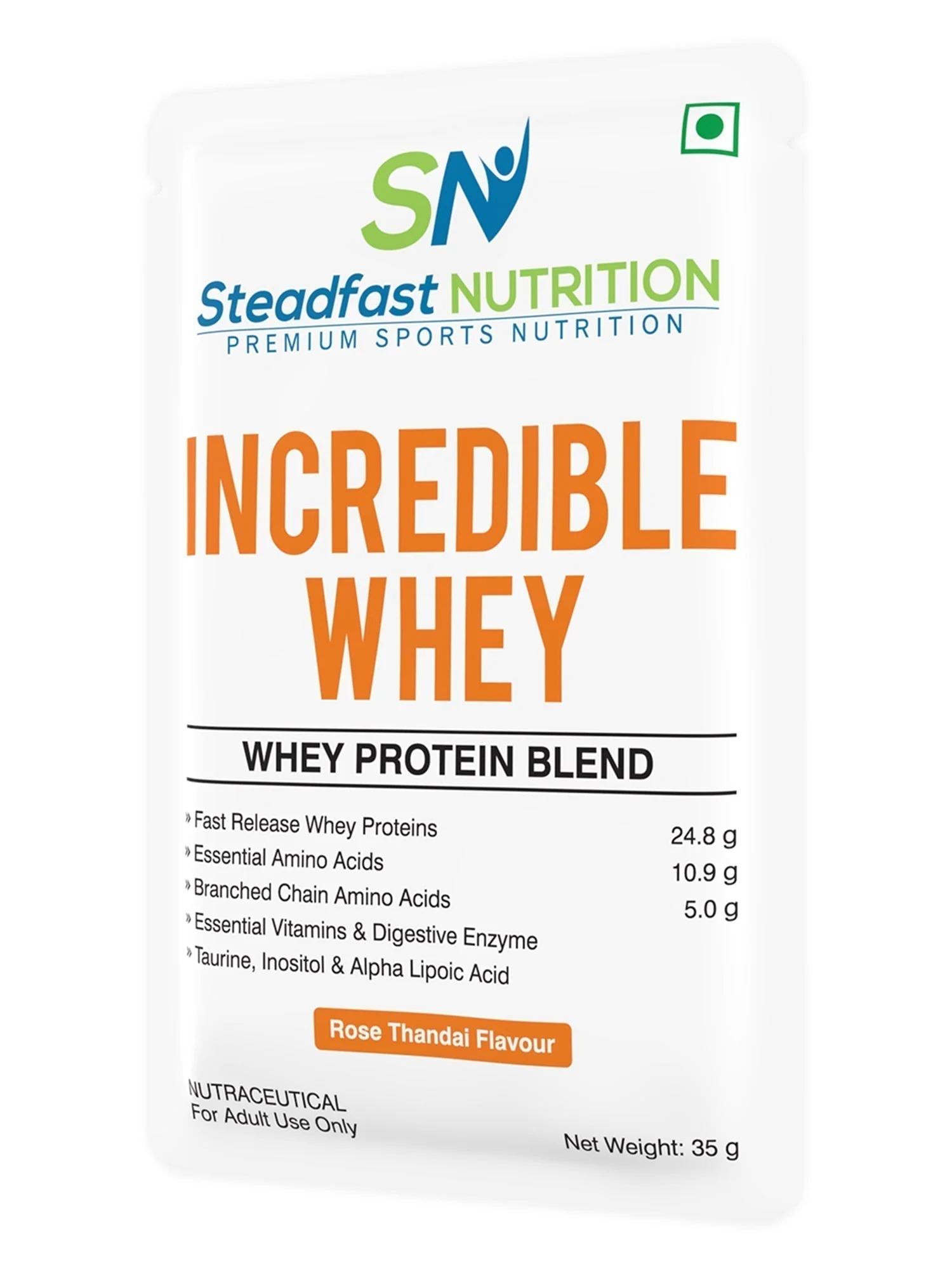 Incredible Whey Protein Blend For An Incredible You Rose Thandai 6 Sachets 210g - Image 5