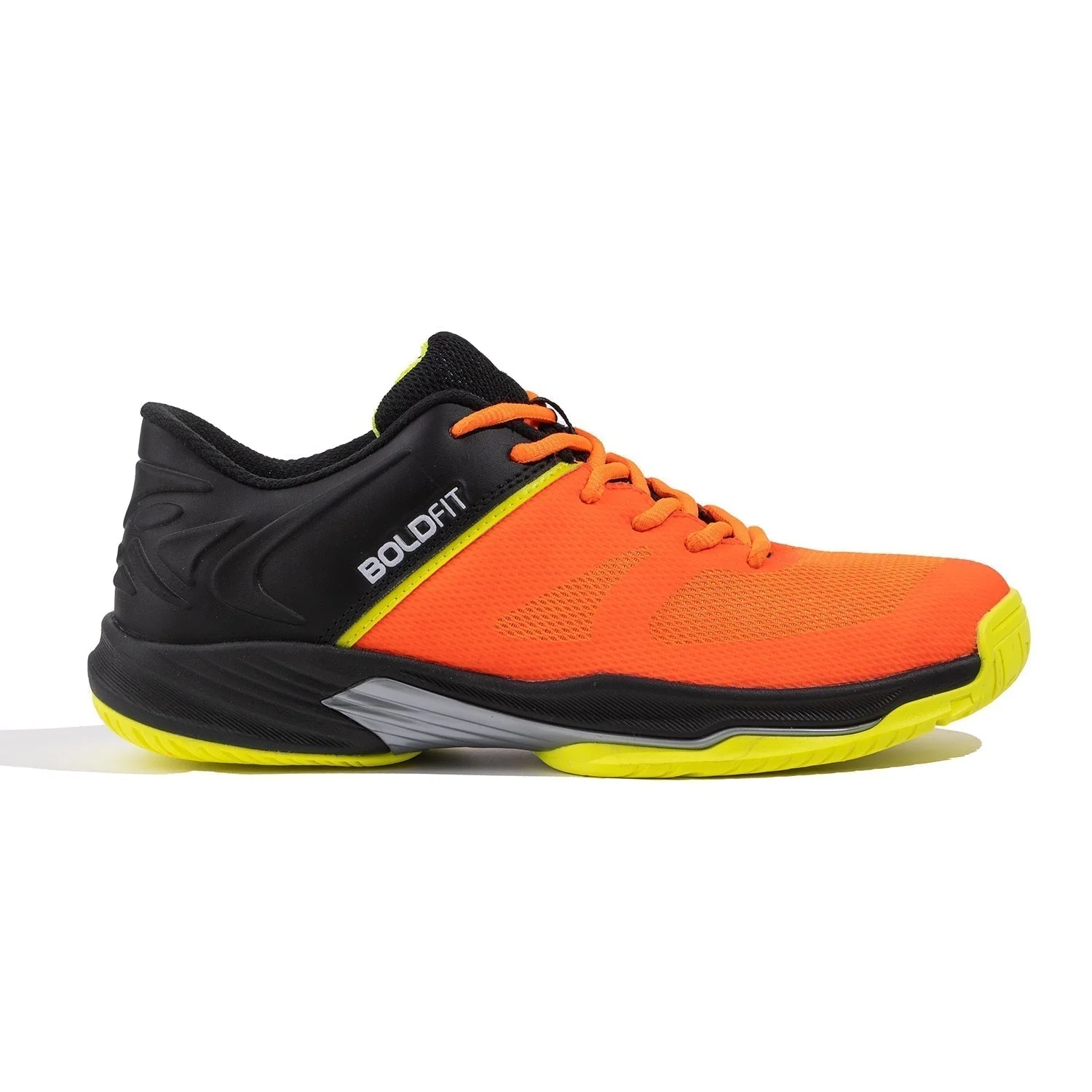 Inferno Mens Badminton Shoes - Orange-Black - Image 3