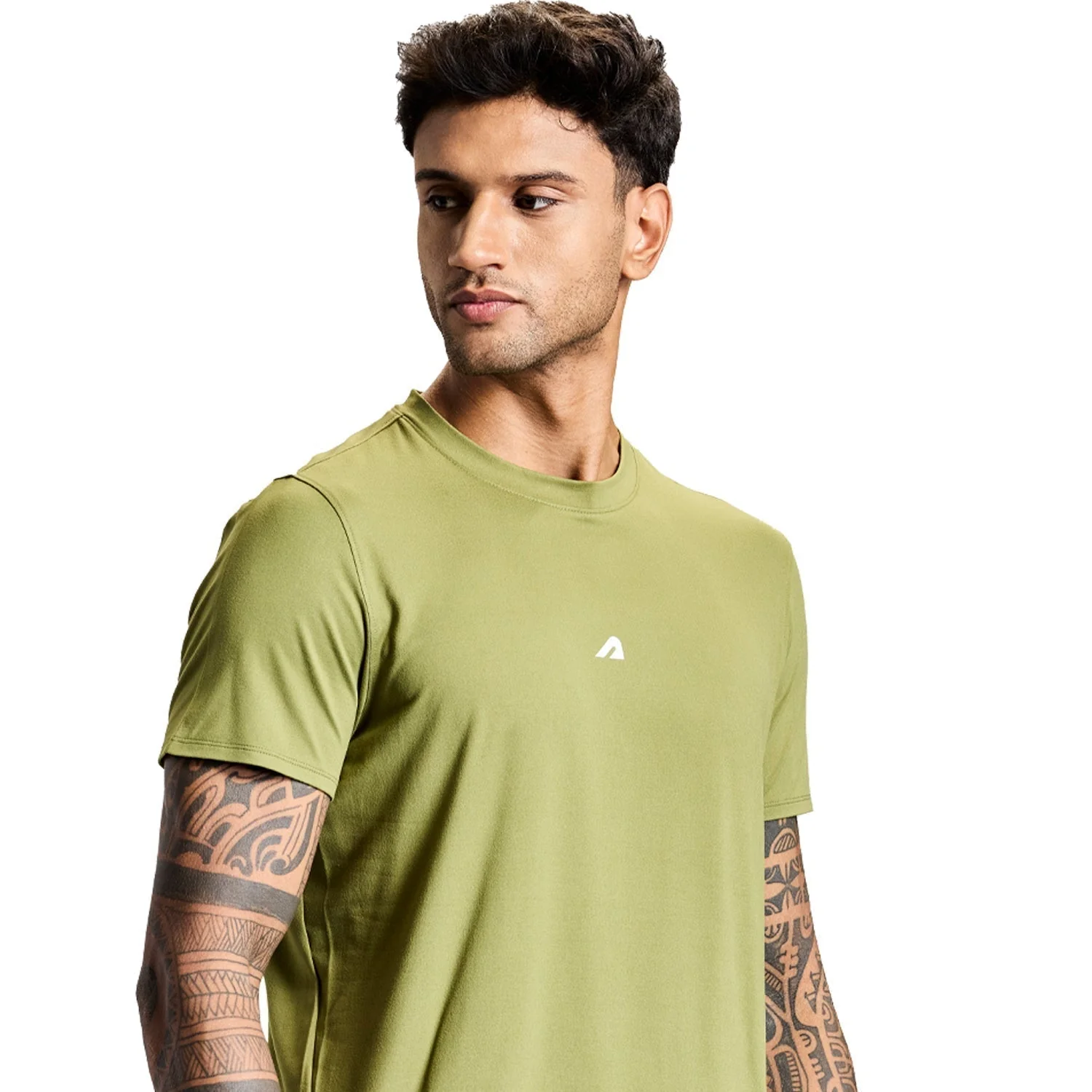 Intense Mens Tee - Olive - Image 5