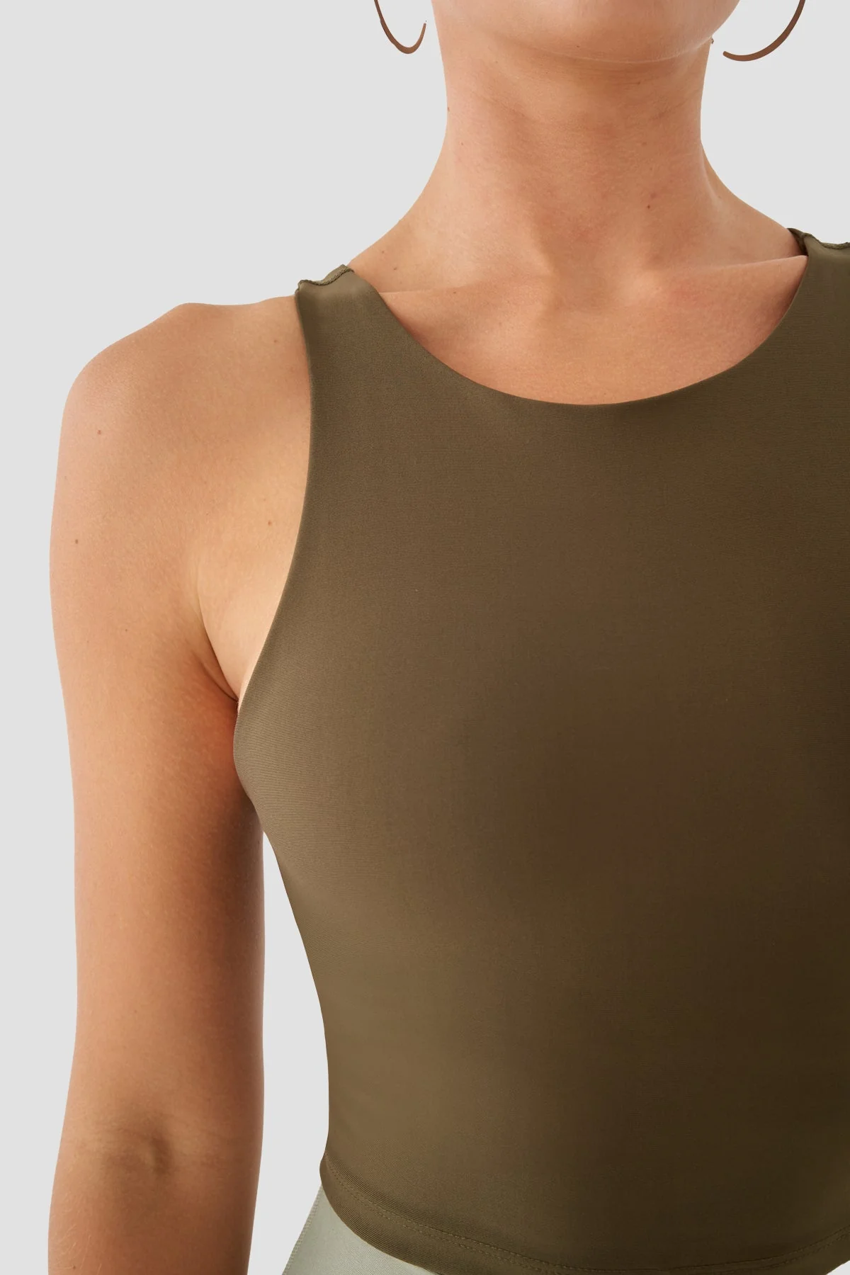 Jane Tank Top Khakhi - Image 3