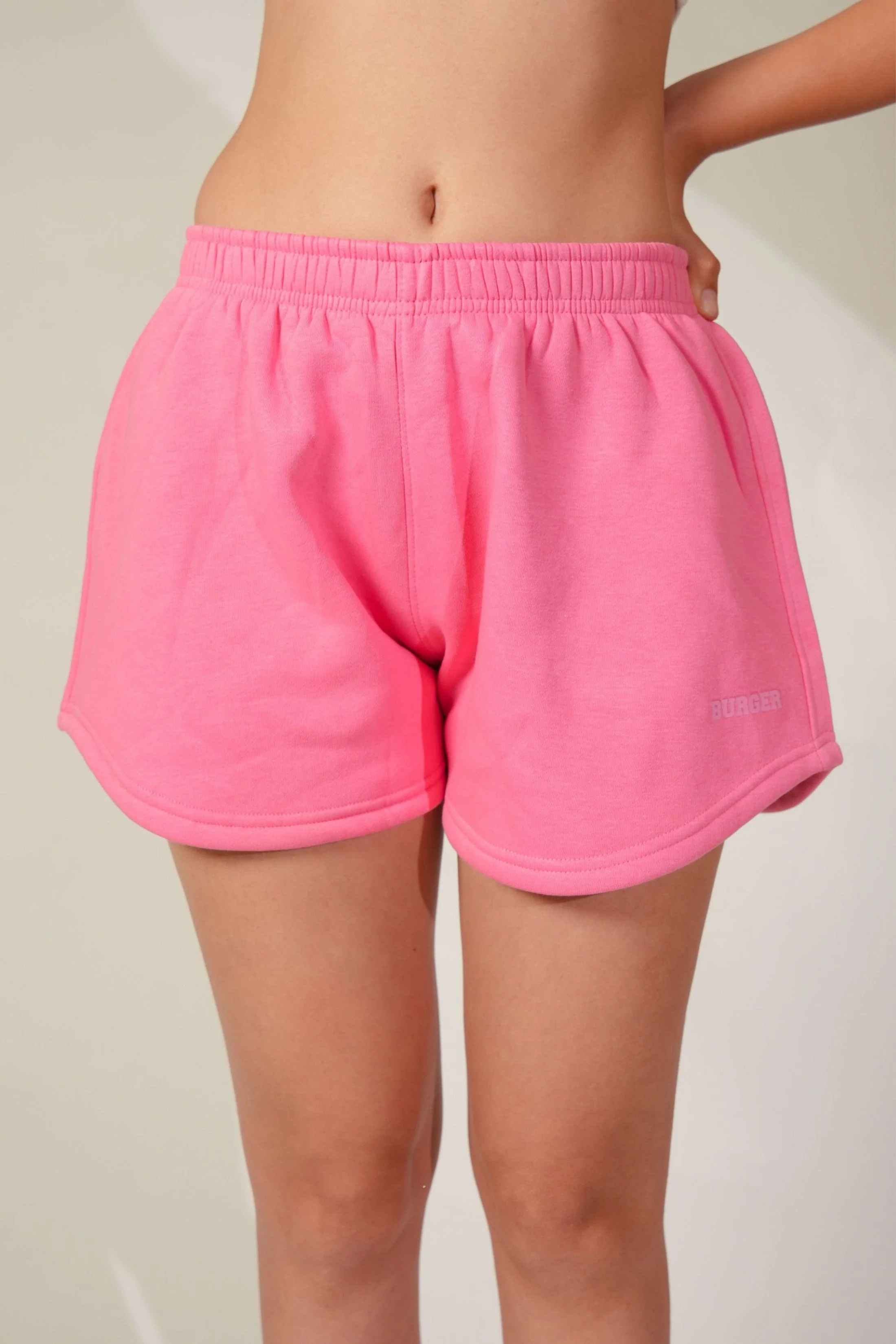 Kelly Sweat Shorts (Bubblegum Pink) for women - Image 5