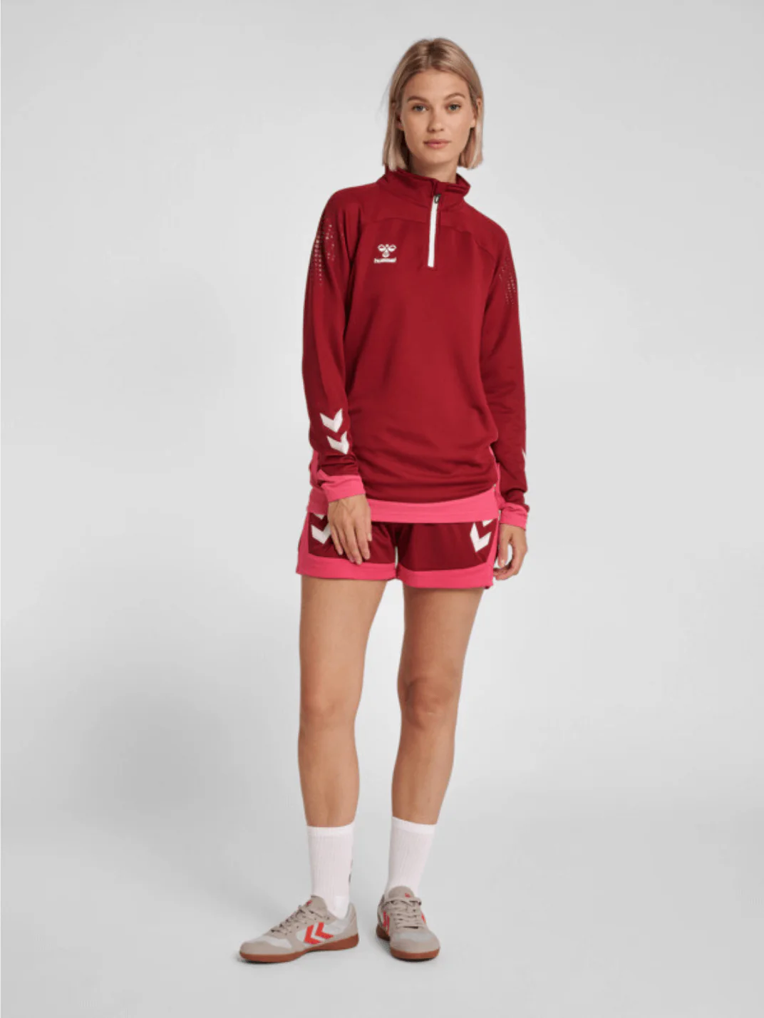 Lead Poly Elastane Half Zip Sweatshirt - Image 2