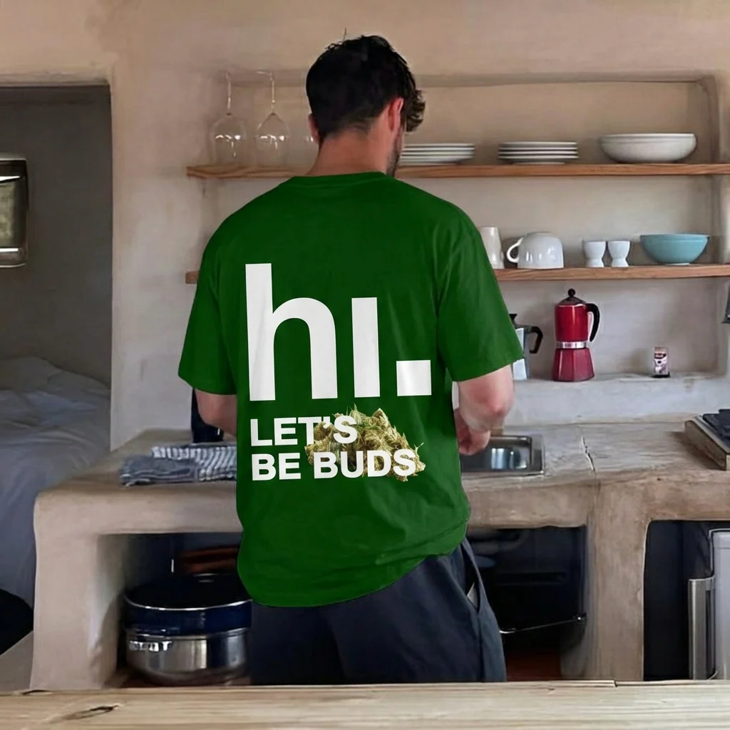Let's Be buds - The 420 Club Drop tee For Men And Women - Image 4