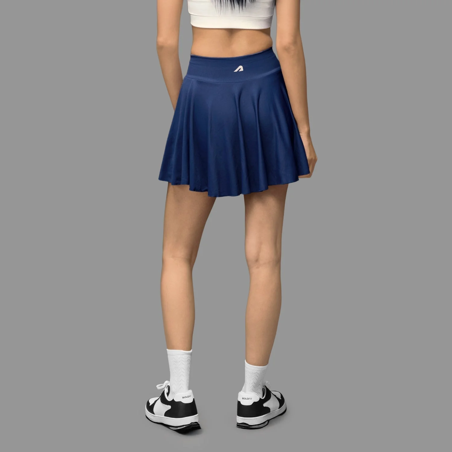 Limitless snatched Flared Skort- Navy Blue - Image 4