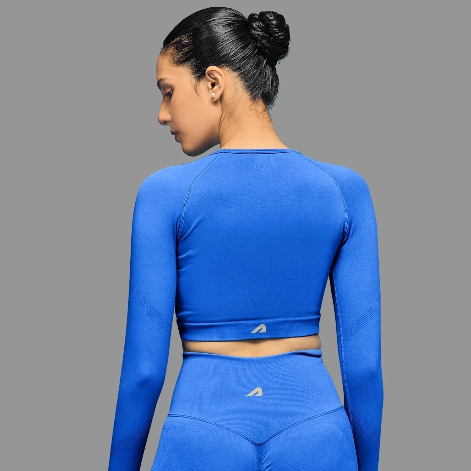 Limitless snatched Long sleeve drop top- Royal blue - Image 5