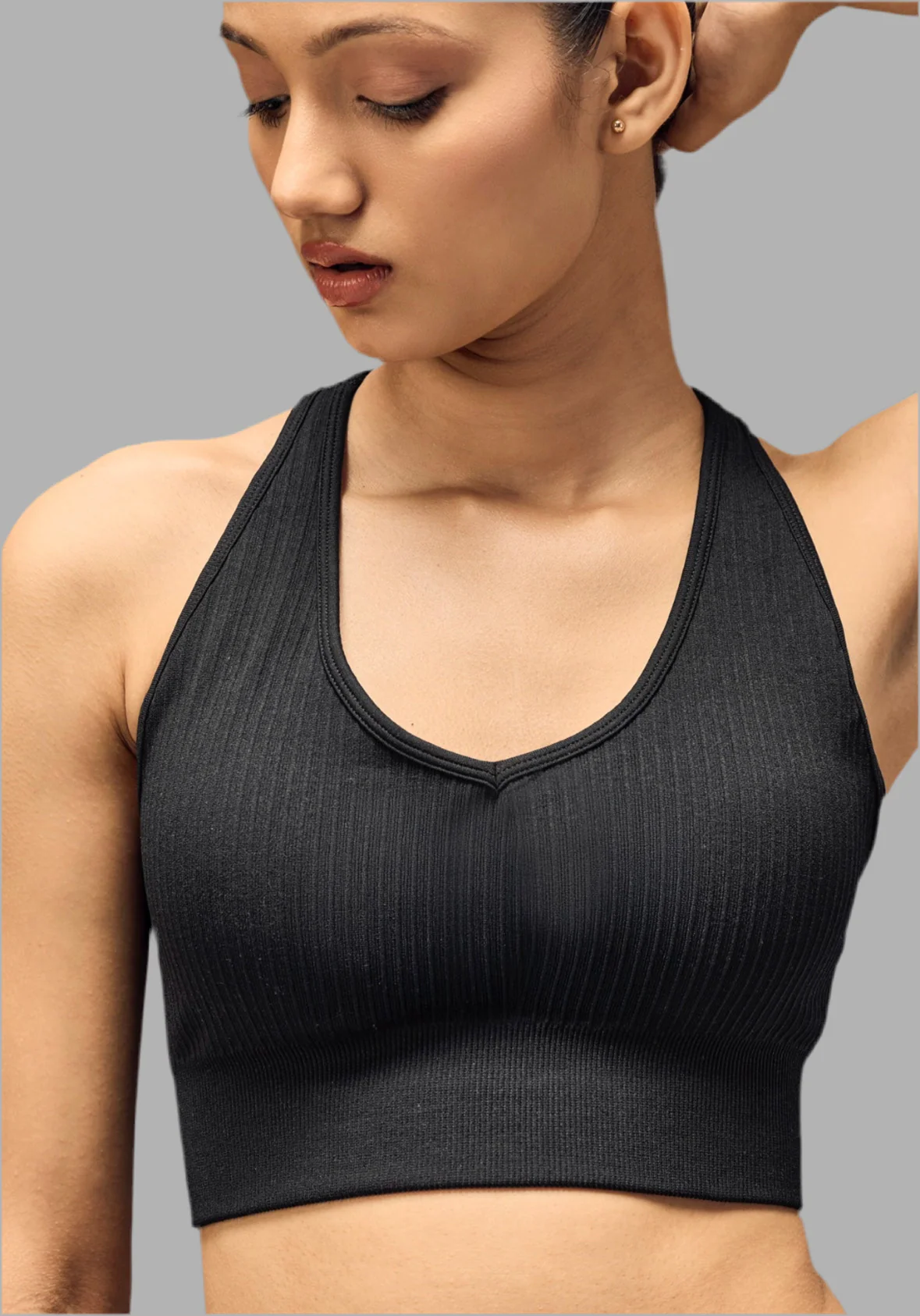 Limitless snatched seemless bra - Black - Image 5