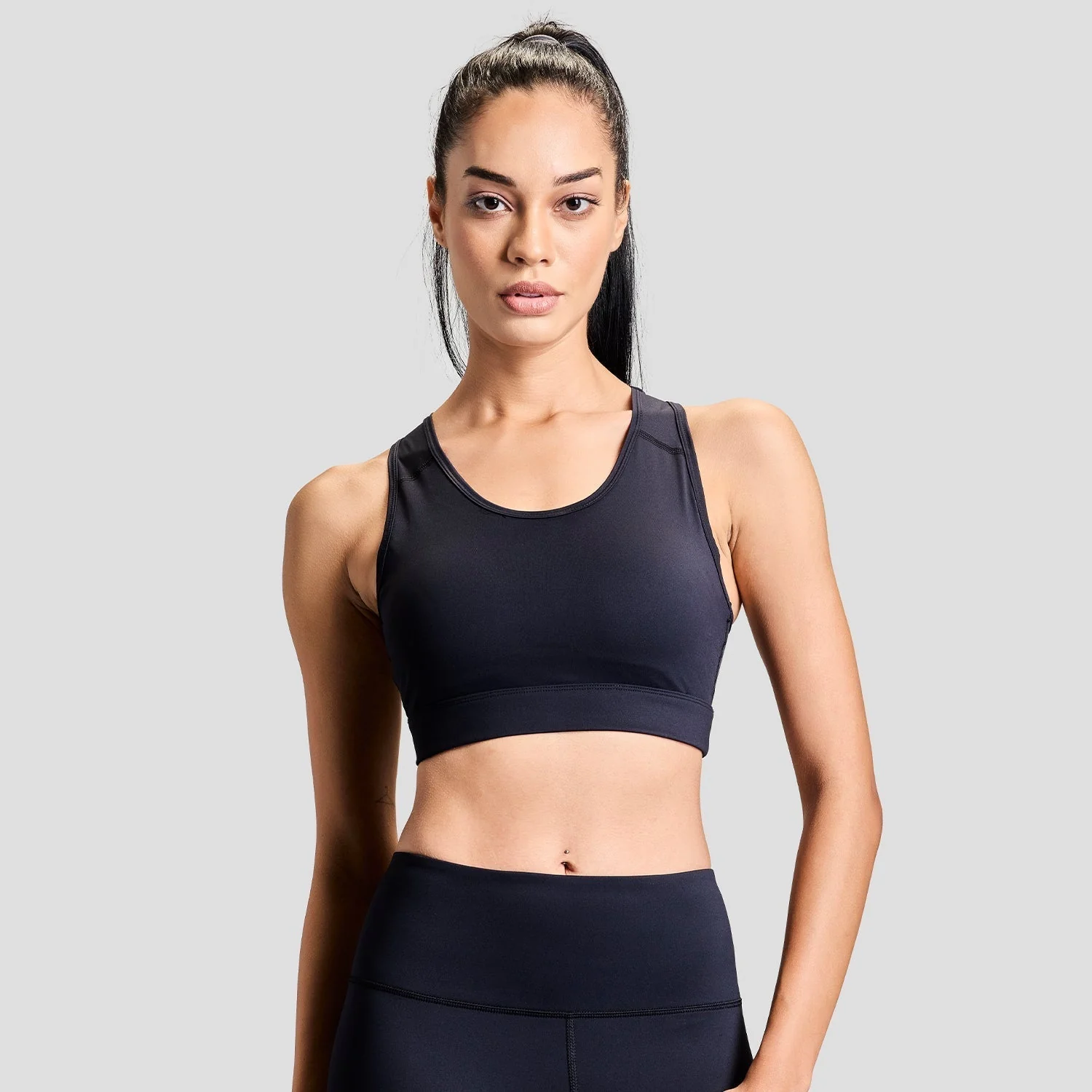 Limitless Womens Sports Bra - Black - Image 4