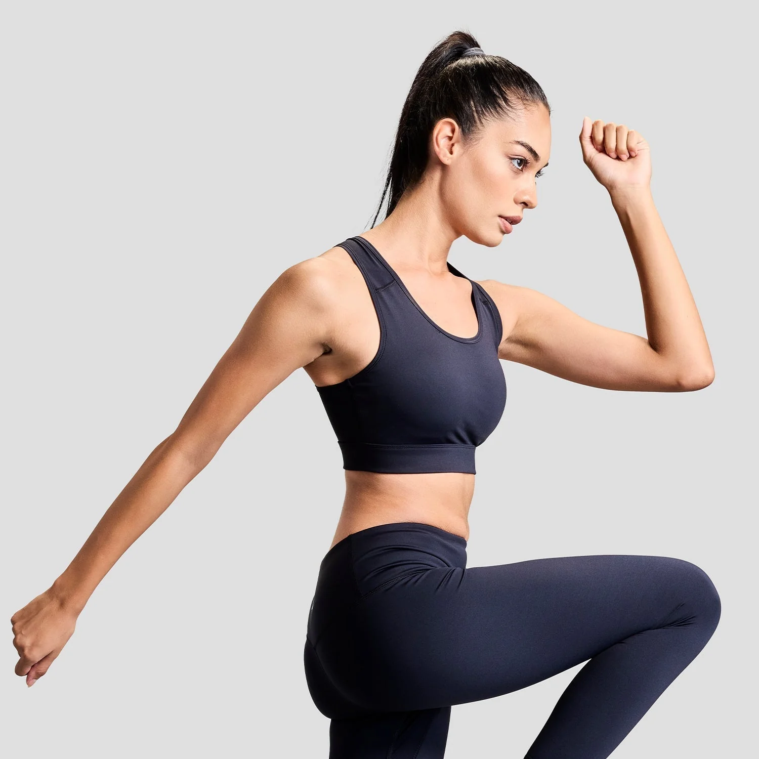 Limitless Womens Sports Bra - Black - Image 9