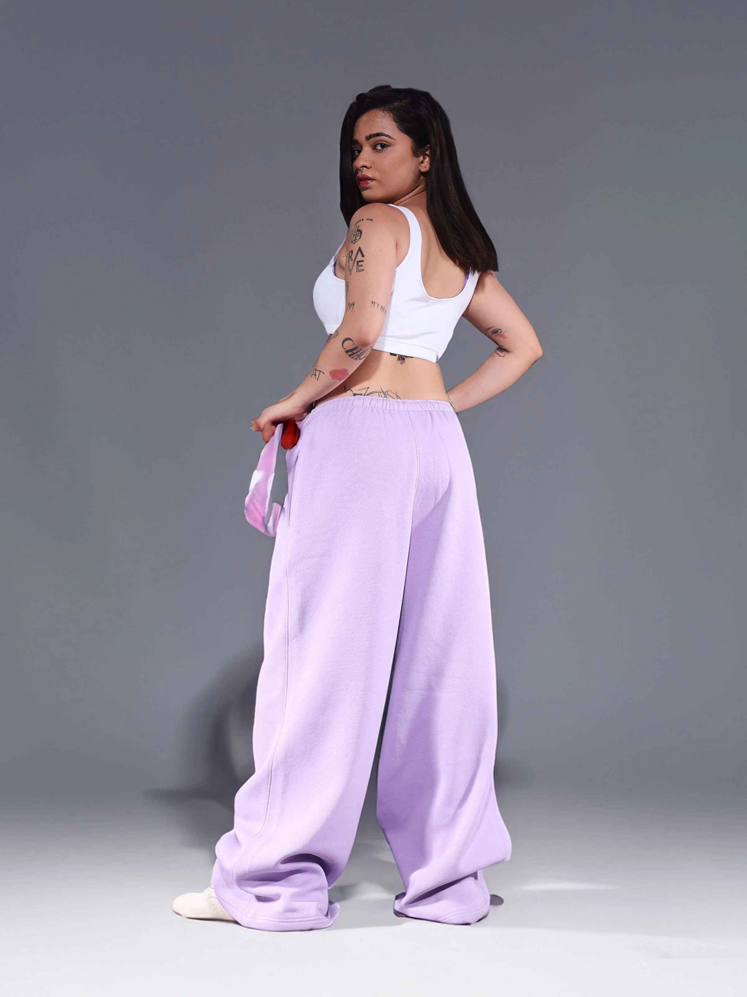 Long Flare Bomber pants For Women - Image 14