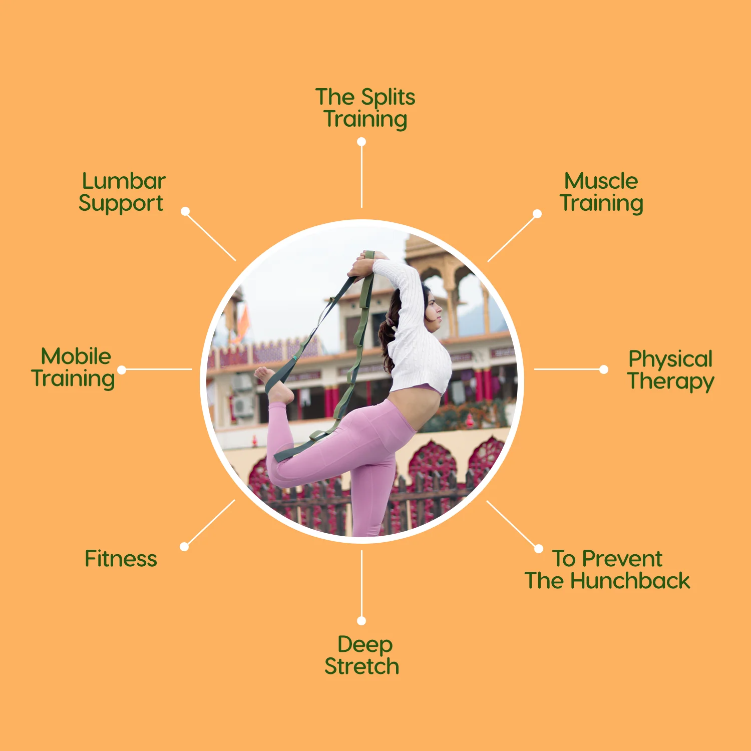 Loop Yoga Stretch Belt - Image 12