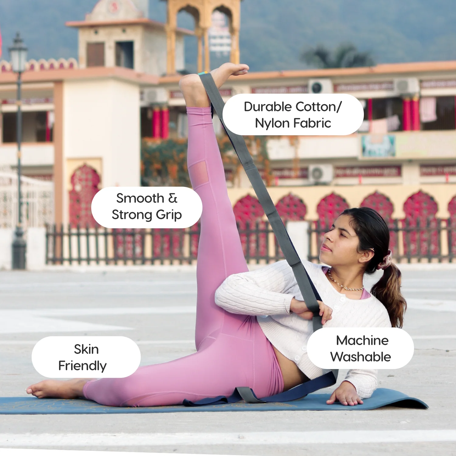 Loop Yoga Stretch Belt - Image 5