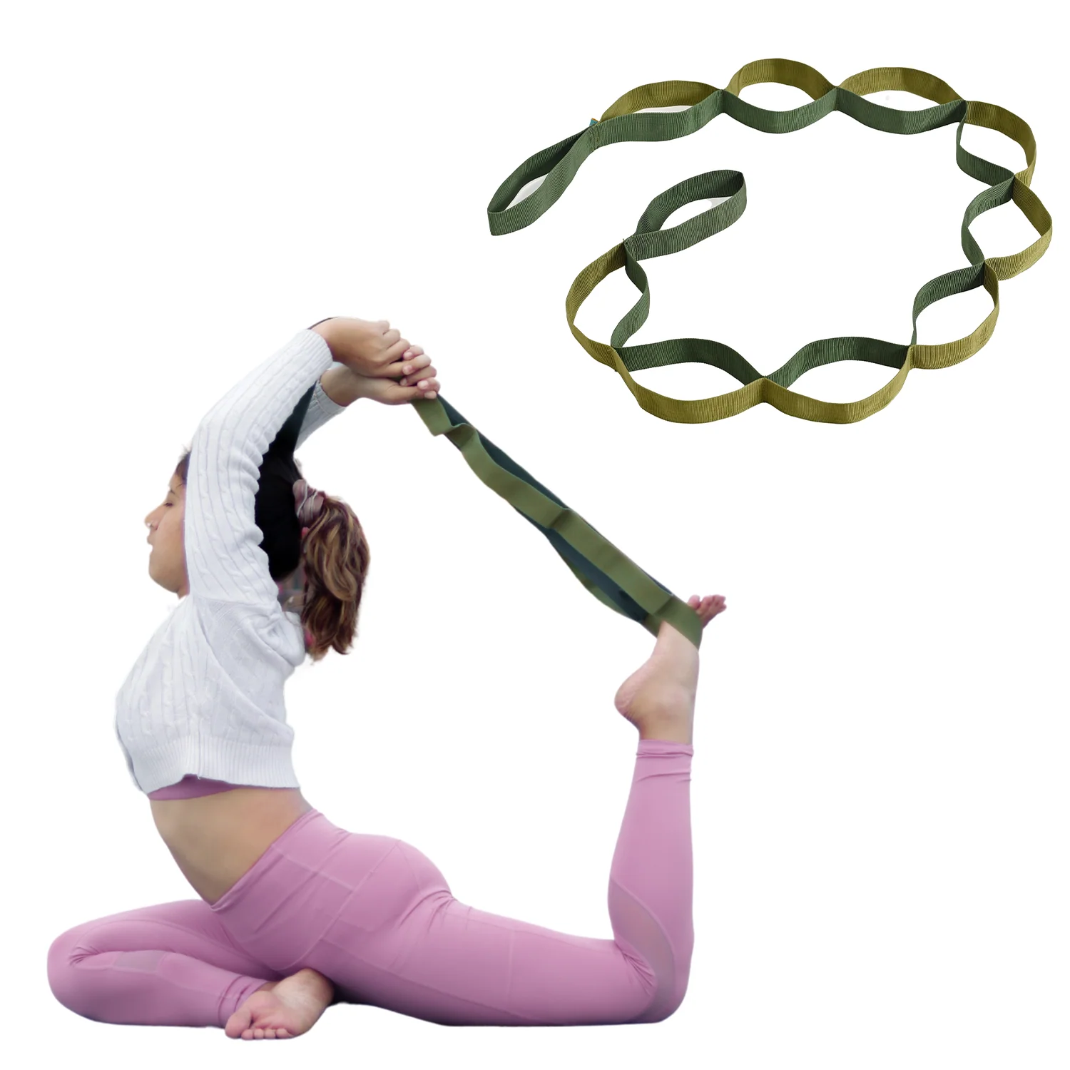 Loop Yoga Stretch Belt - Image 6