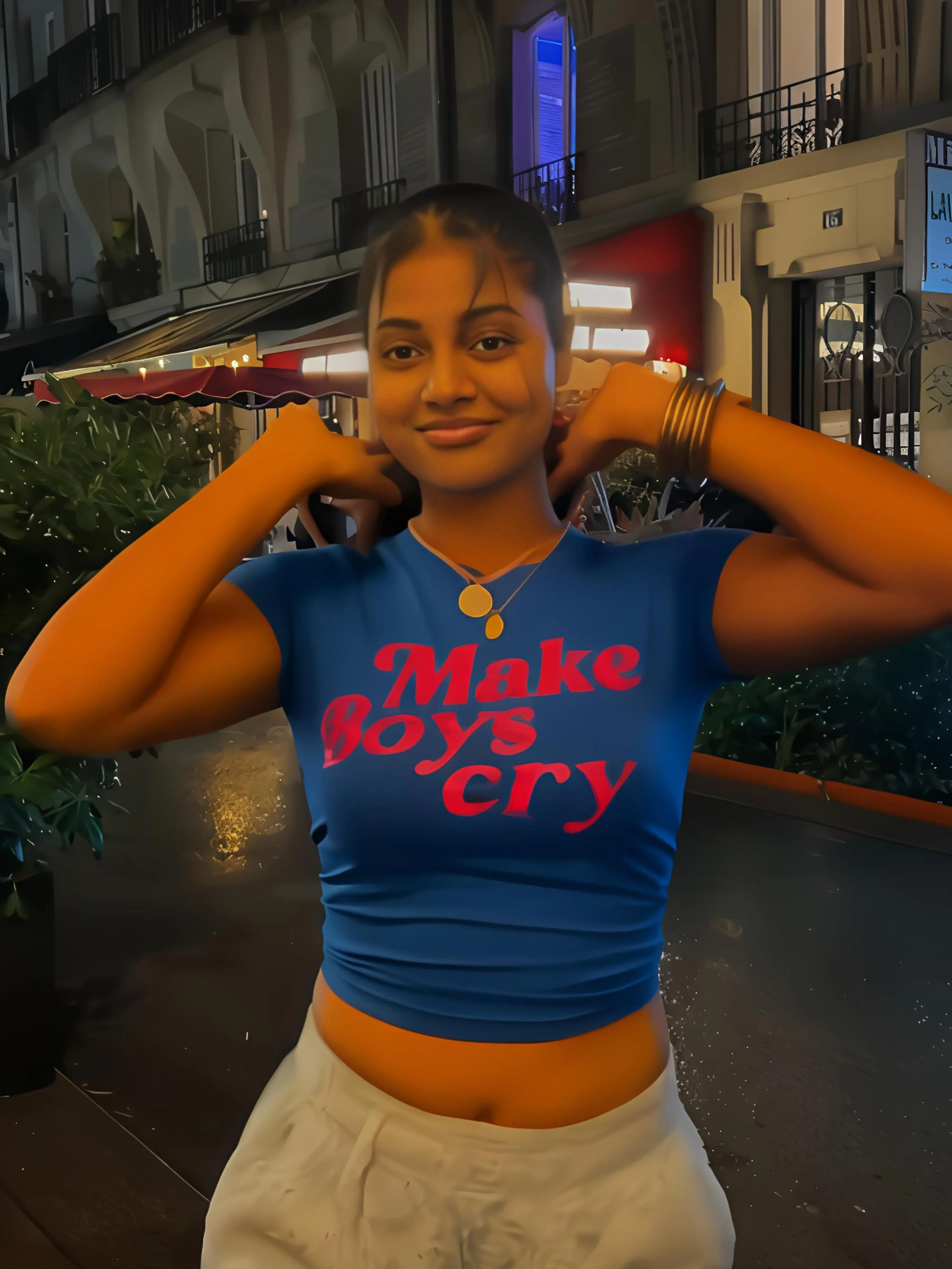 Make boys cry It Girl Baby tee for Women - Image 2