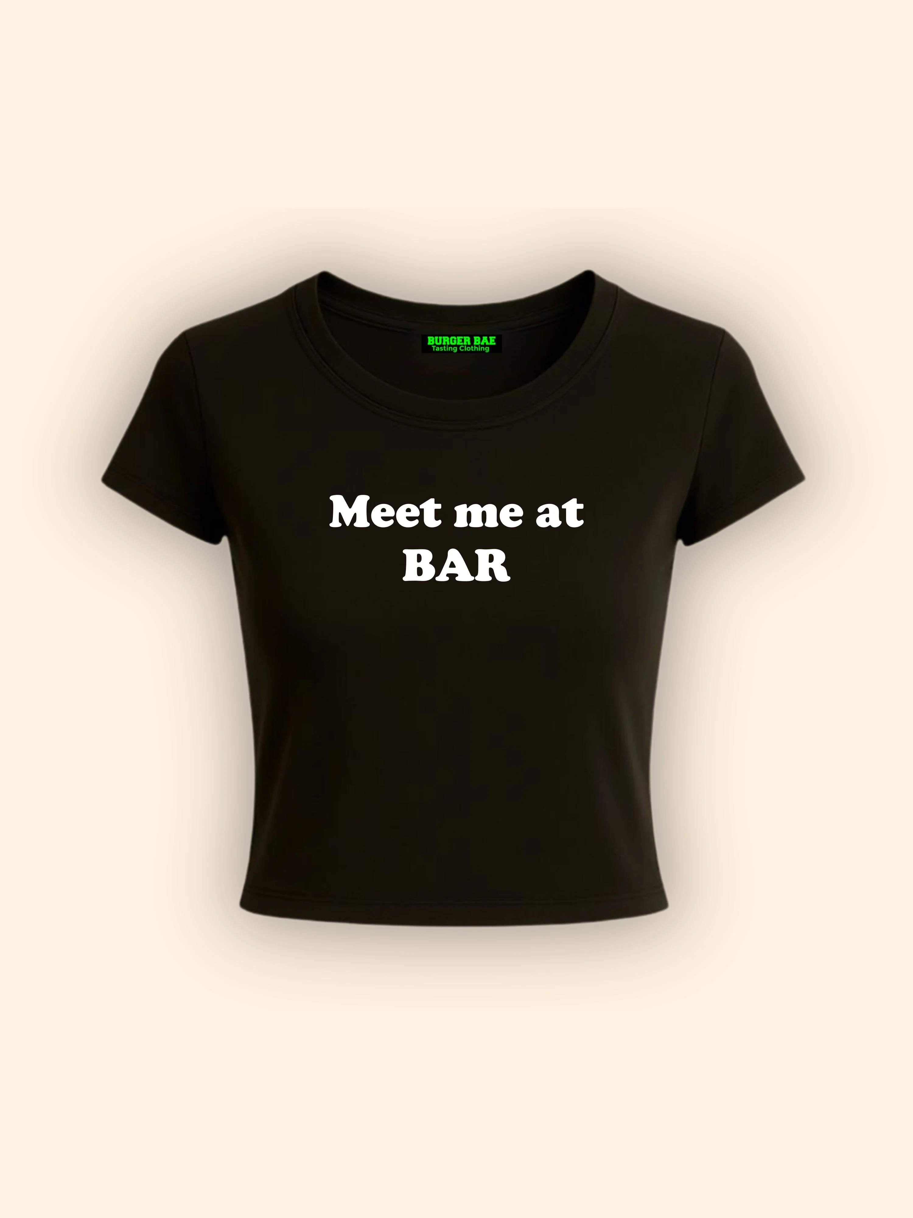 Meet Me at the bar it Girl Baby tee for Women - Image 2