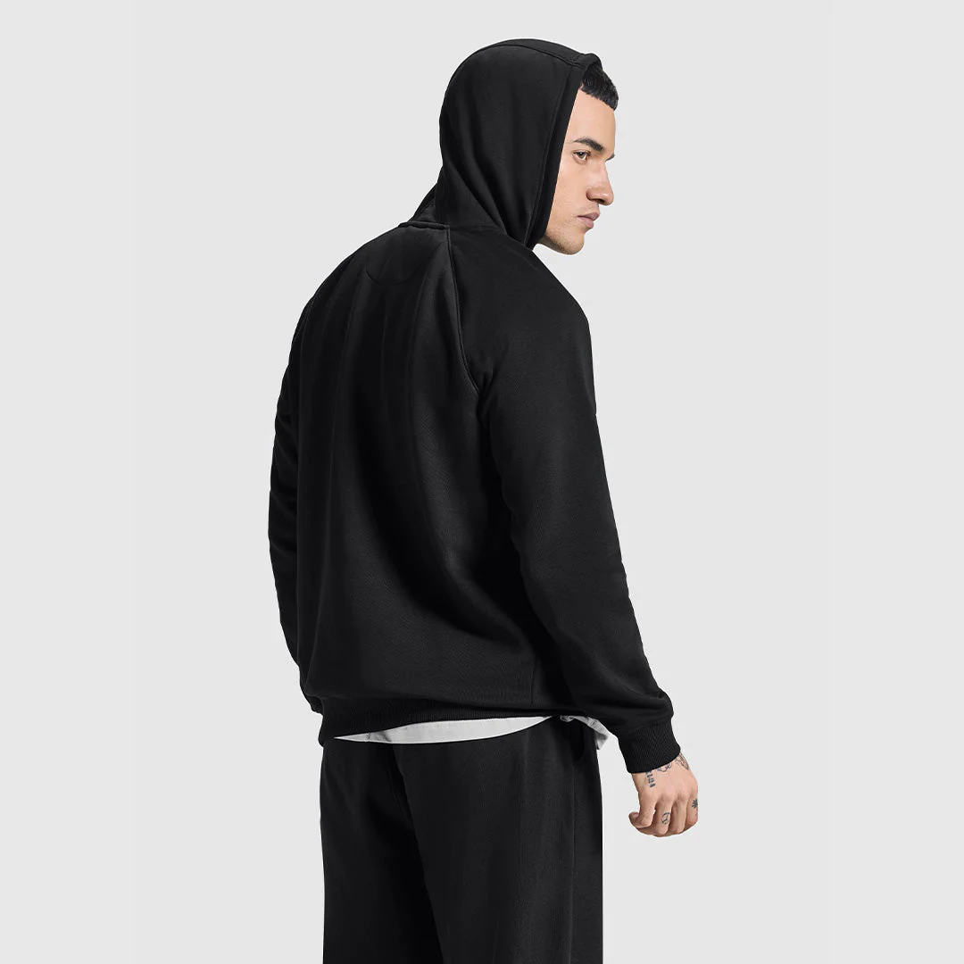 MEN BLACK HOODIE - Image 4