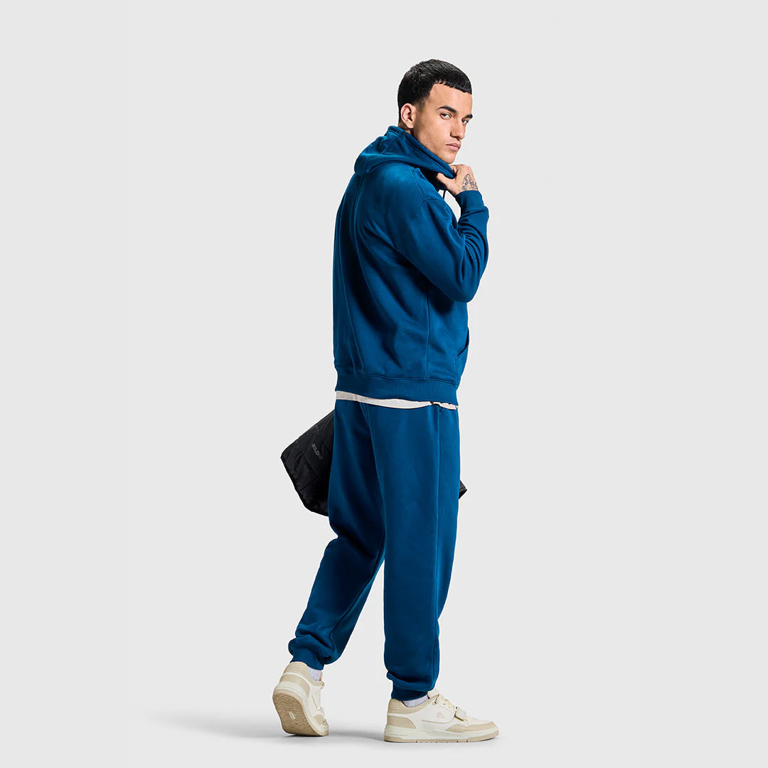MEN BLUE KANGROO HOODIE - Image 5