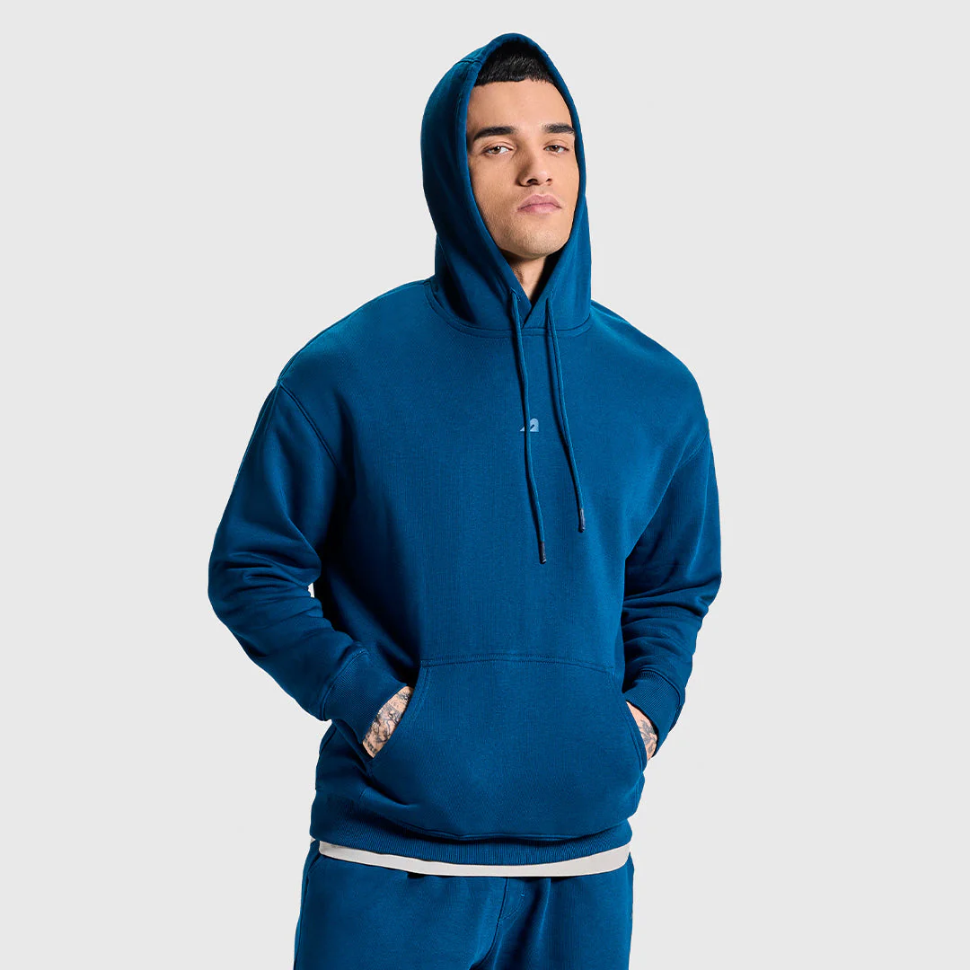 MEN BLUE KANGROO HOODIE - Image 7