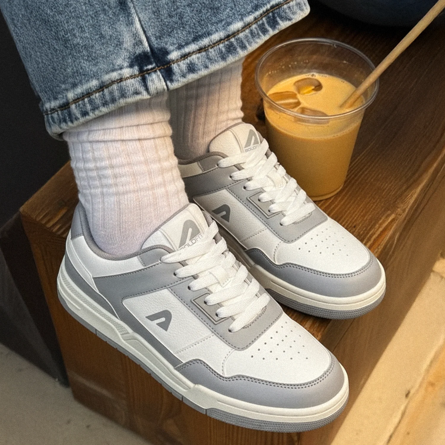 DRIPBLOC WHITE/LT GREY MEN'S SNEAKER - Image 11
