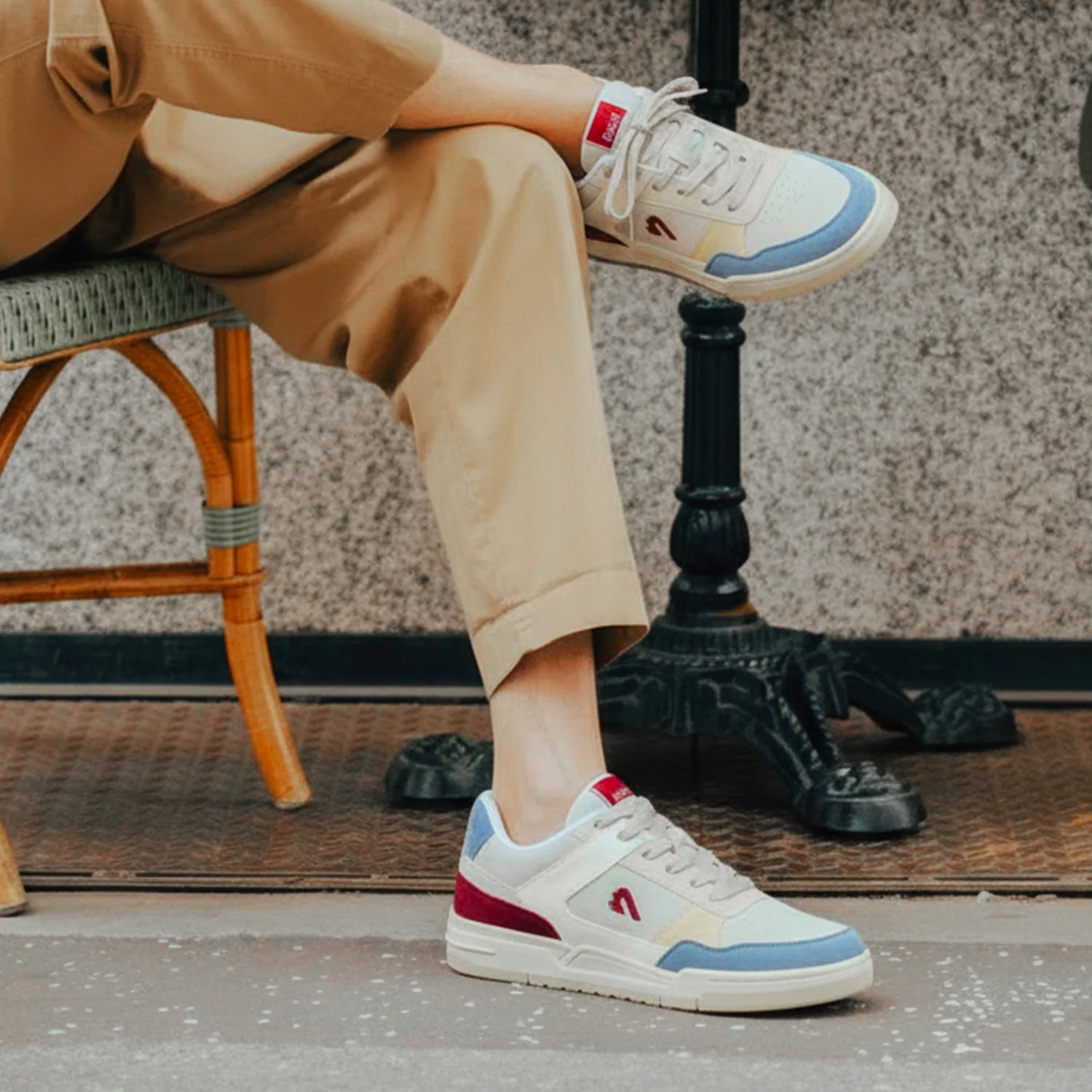 DRIPBLOC WEAVE BEIGE MEN'S SNEAKER - Image 11