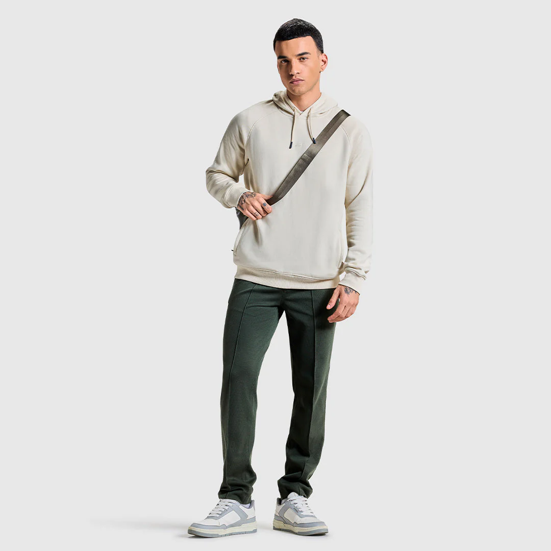 MEN WHITECAP GREY/ BEIGE HOODIE - Image 7