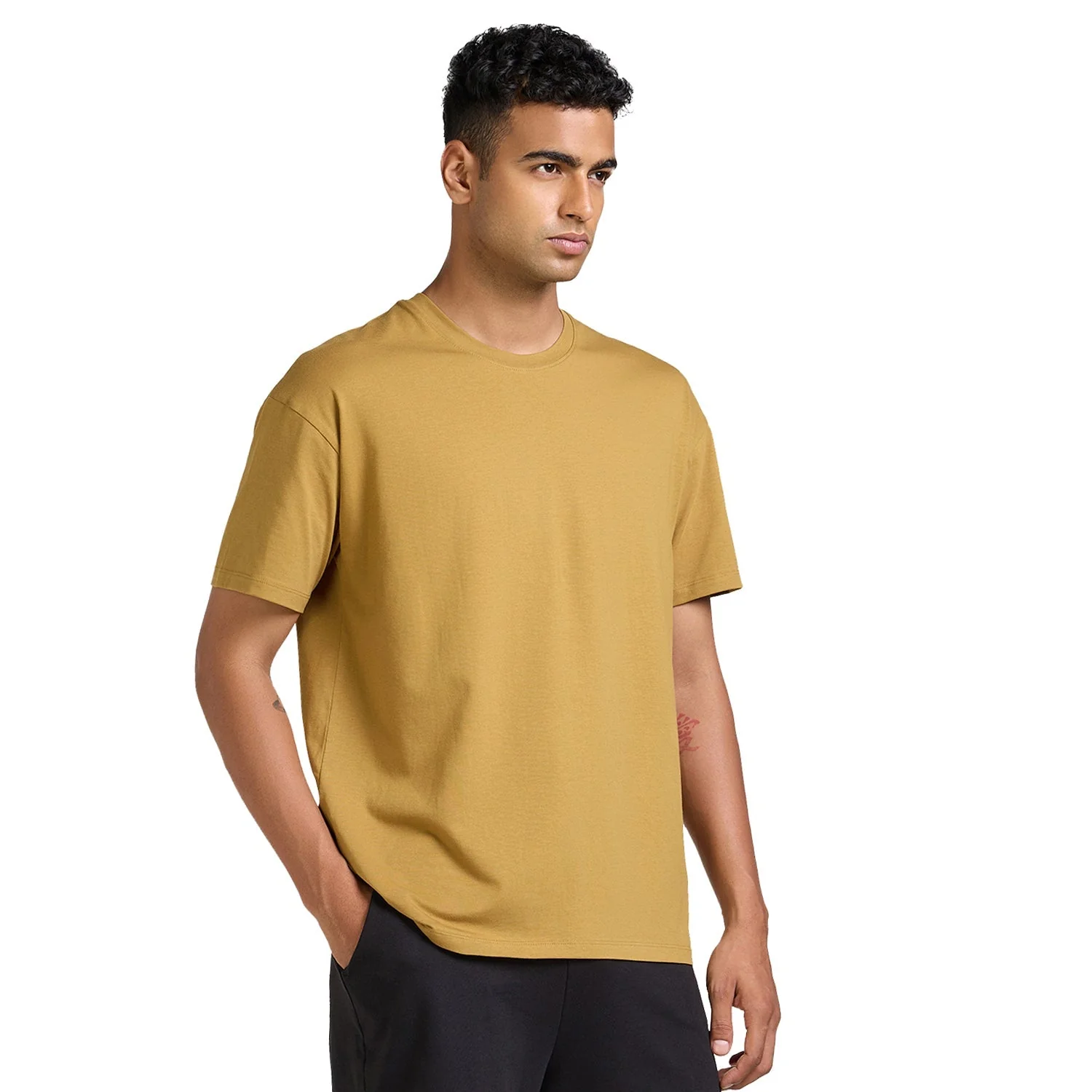 Mens Oversized T-Shirt - Brown - Image 2