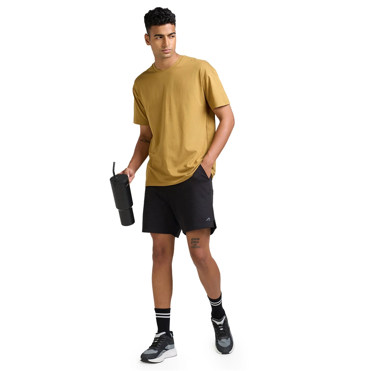 Mens Oversized T-Shirt - Brown - Image 6