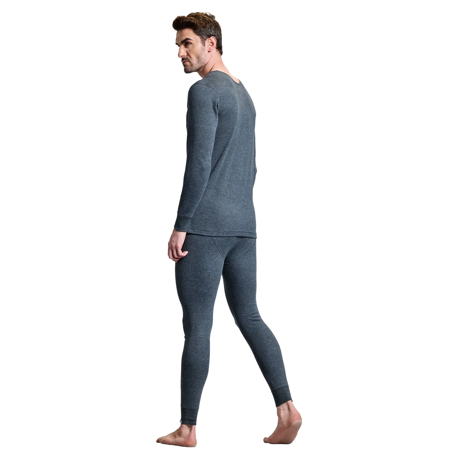 Mens ThermaCore Thermal Pants - Grey - Image 3