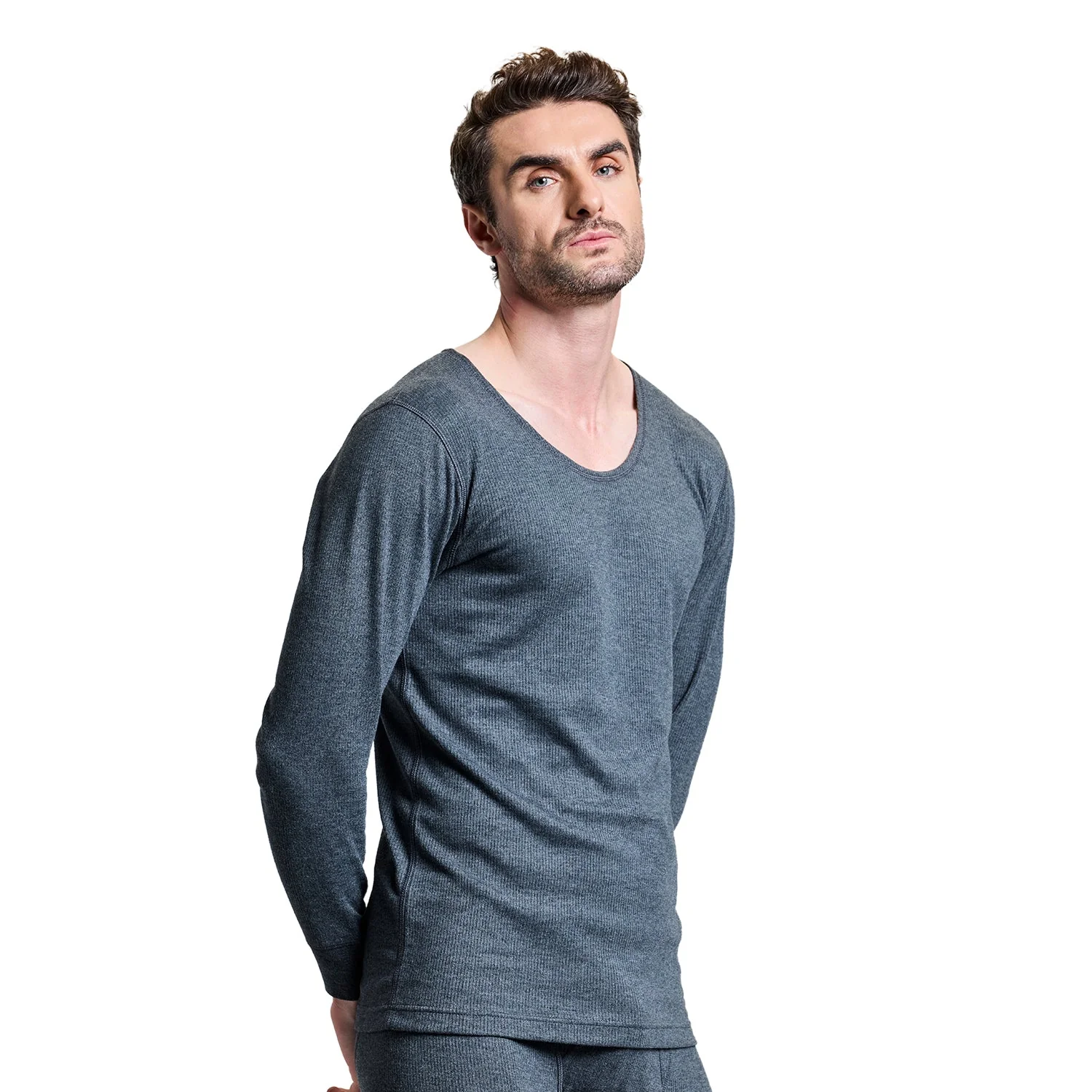 Mens ThermaCore Thermal Top - Grey - Image 4