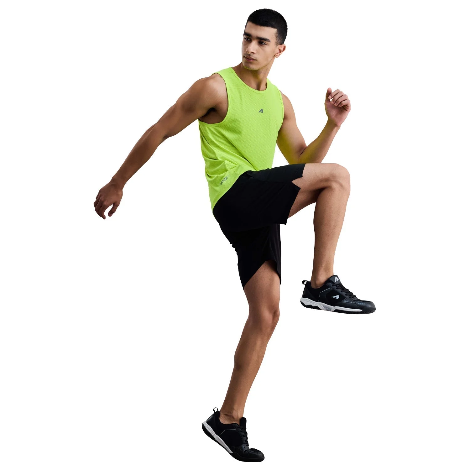 Mens Vest Combo - Black/Neon - Image 4