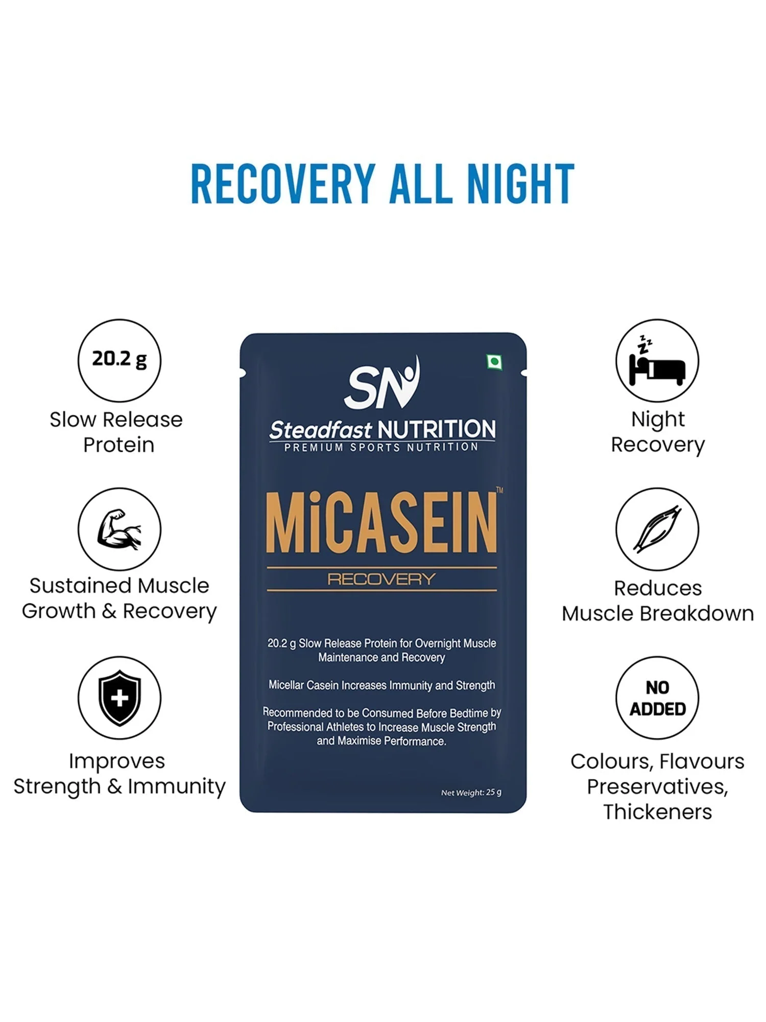 Micasein Recovery Increase Immunity Strength Recovery Unflavoured 30 Sachets 750g - Image 2