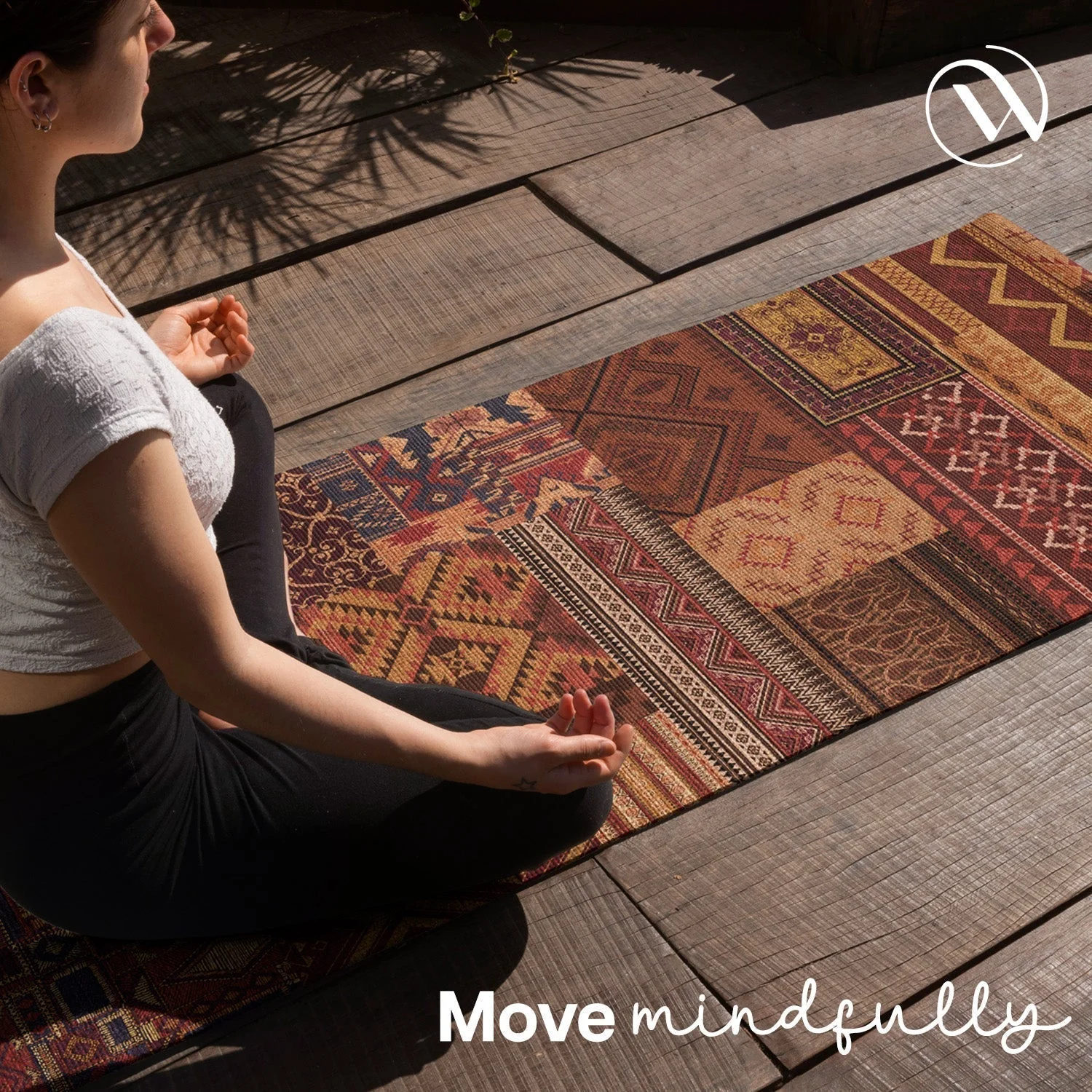 Microfiber & Natural Rubber Yoga Mat - 6mm - Image 15