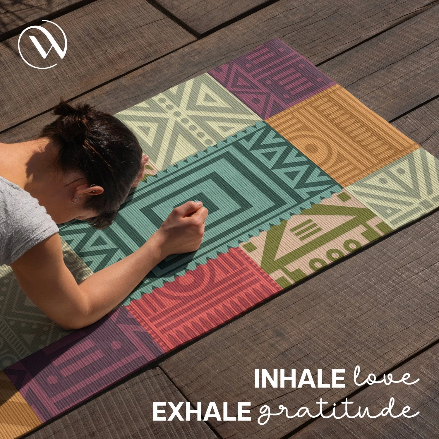Microfiber & Natural Rubber Yoga Mat - 6mm - Image 7