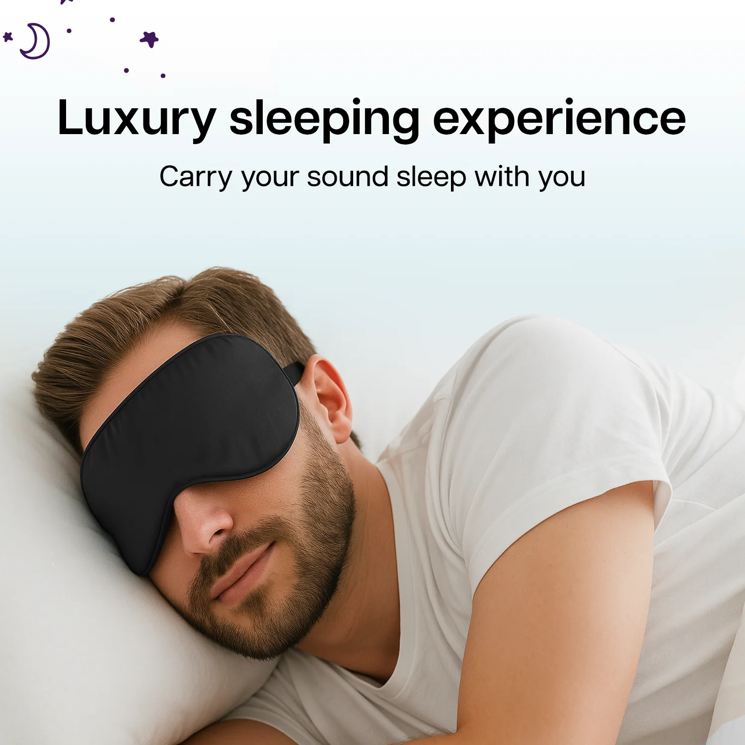 Mulberry Silk Eye Mask (Green + Black) - Image 6